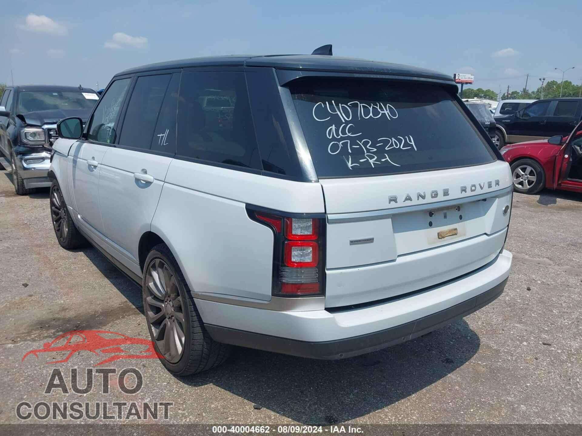 LAND ROVER RANGE ROVER 2017 - SALGS2FE8HA324433