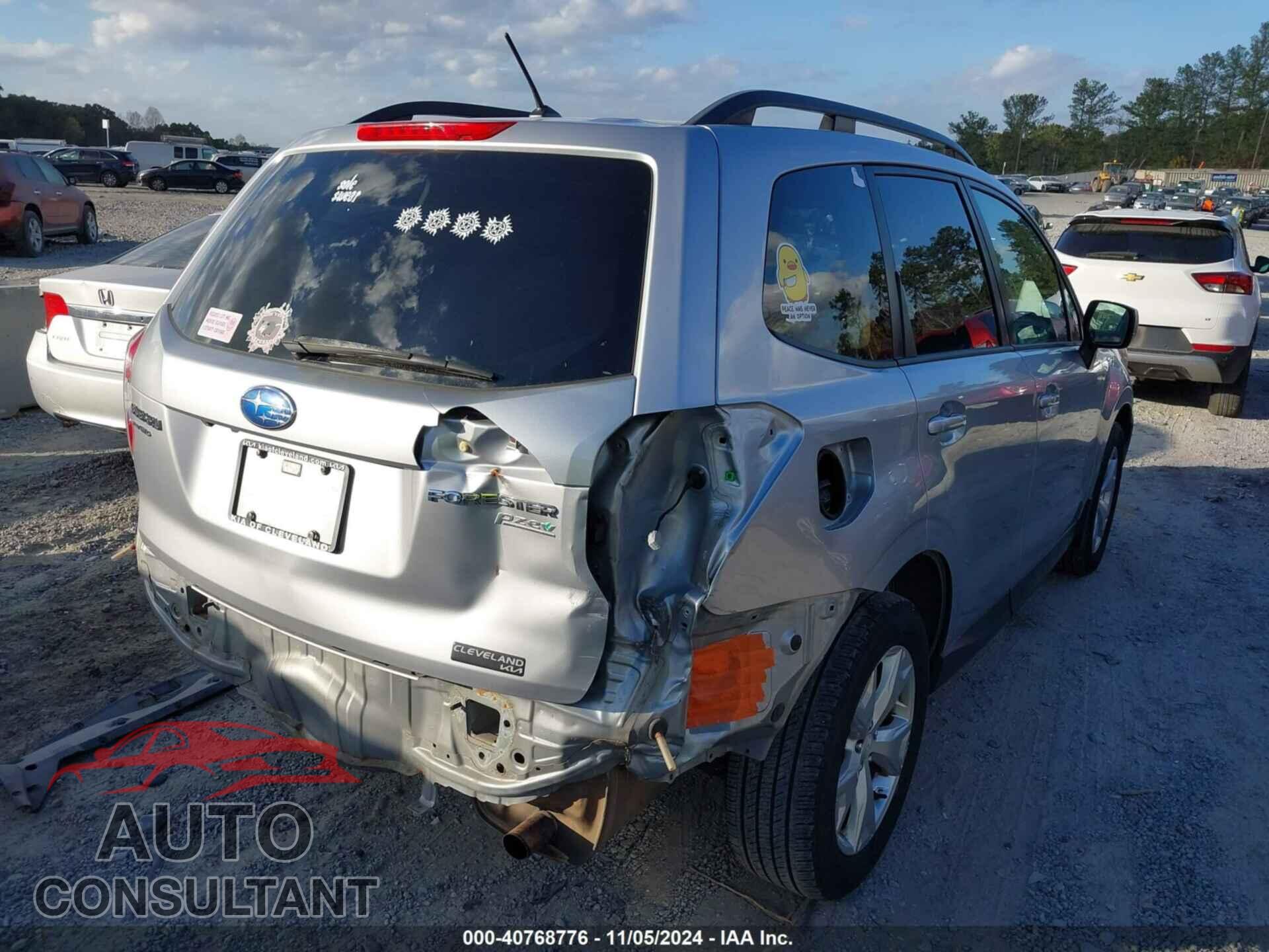 SUBARU FORESTER 2014 - JF2SJAEC9EH415519