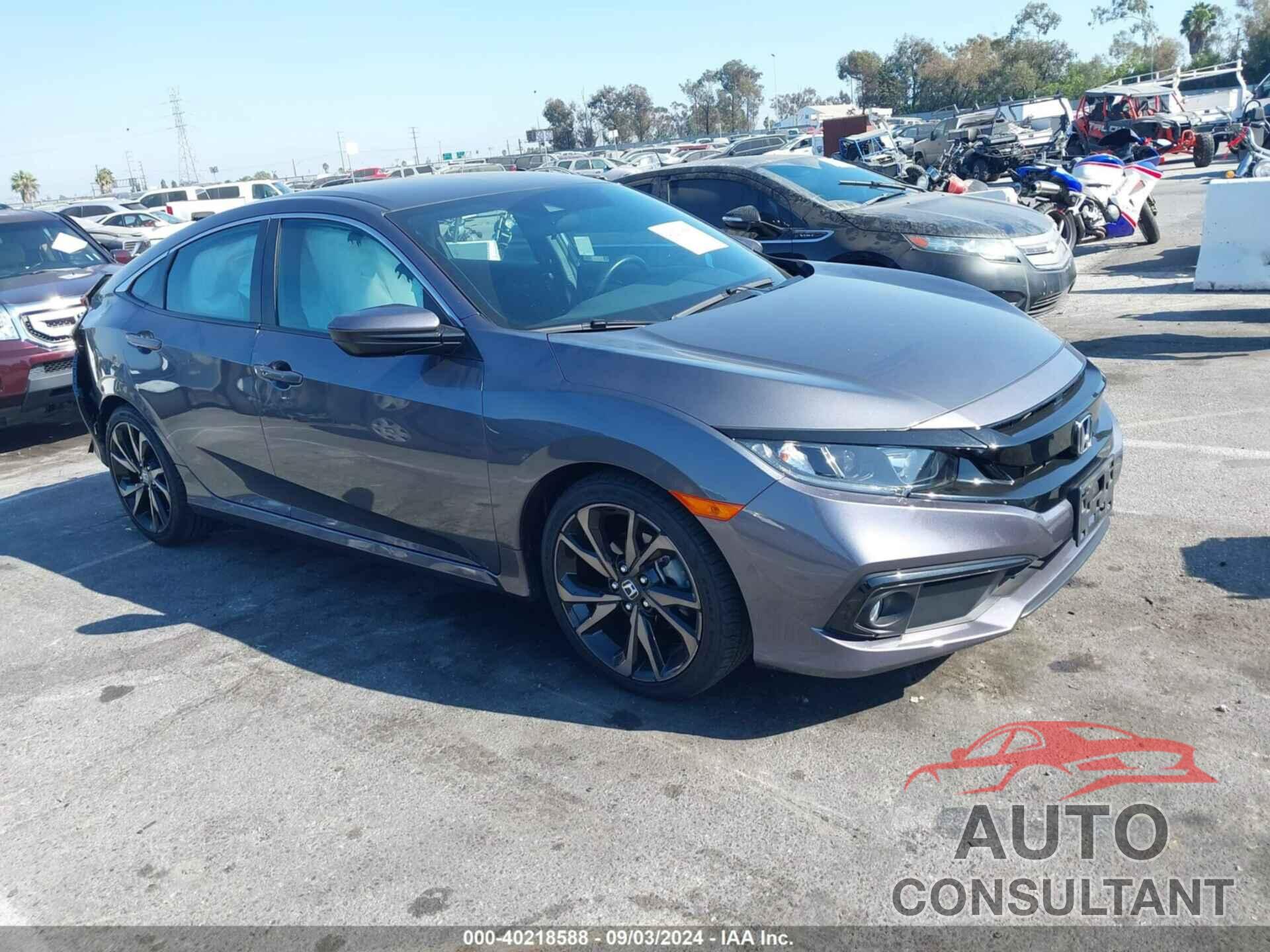 HONDA CIVIC 2019 - 2HGFC2F81KH604070