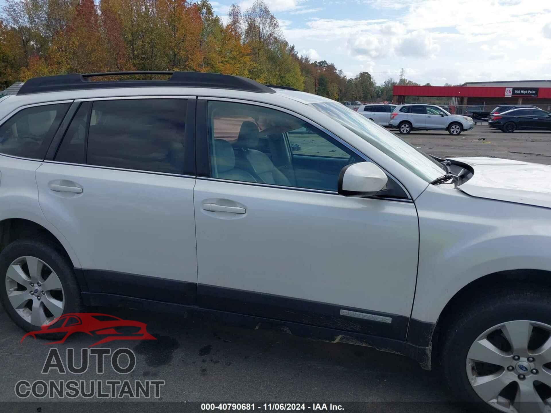 SUBARU OUTBACK 2012 - 4S4BRCKC8C3268686