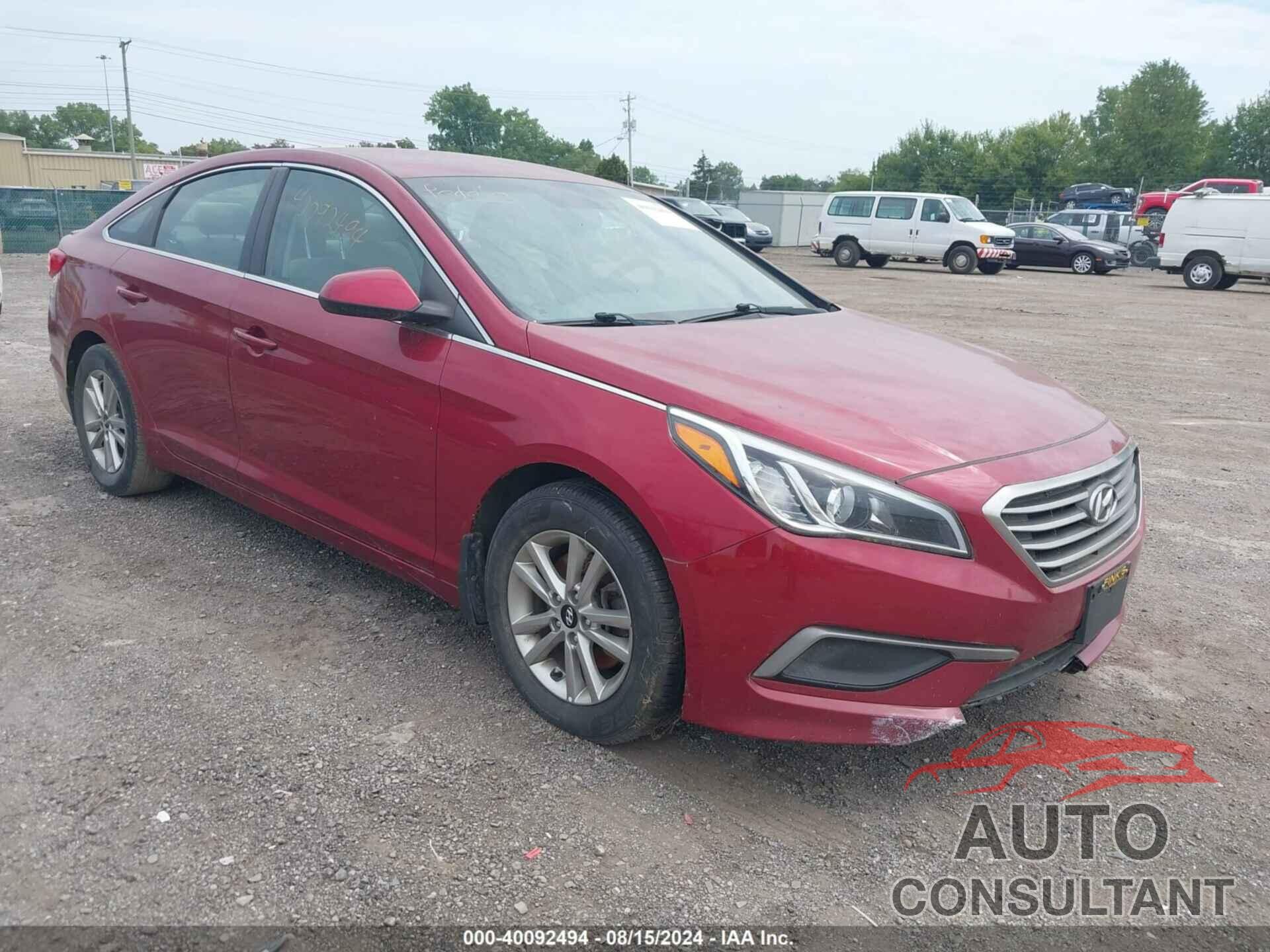 HYUNDAI SONATA 2016 - 5NPE24AF3GH352318