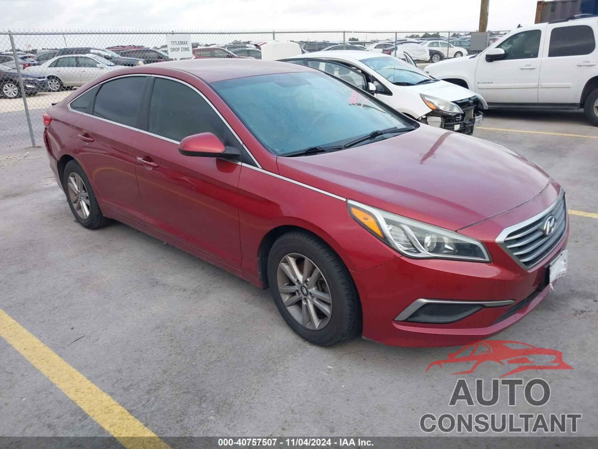 HYUNDAI SONATA 2016 - 5NPE24AF7GH342097