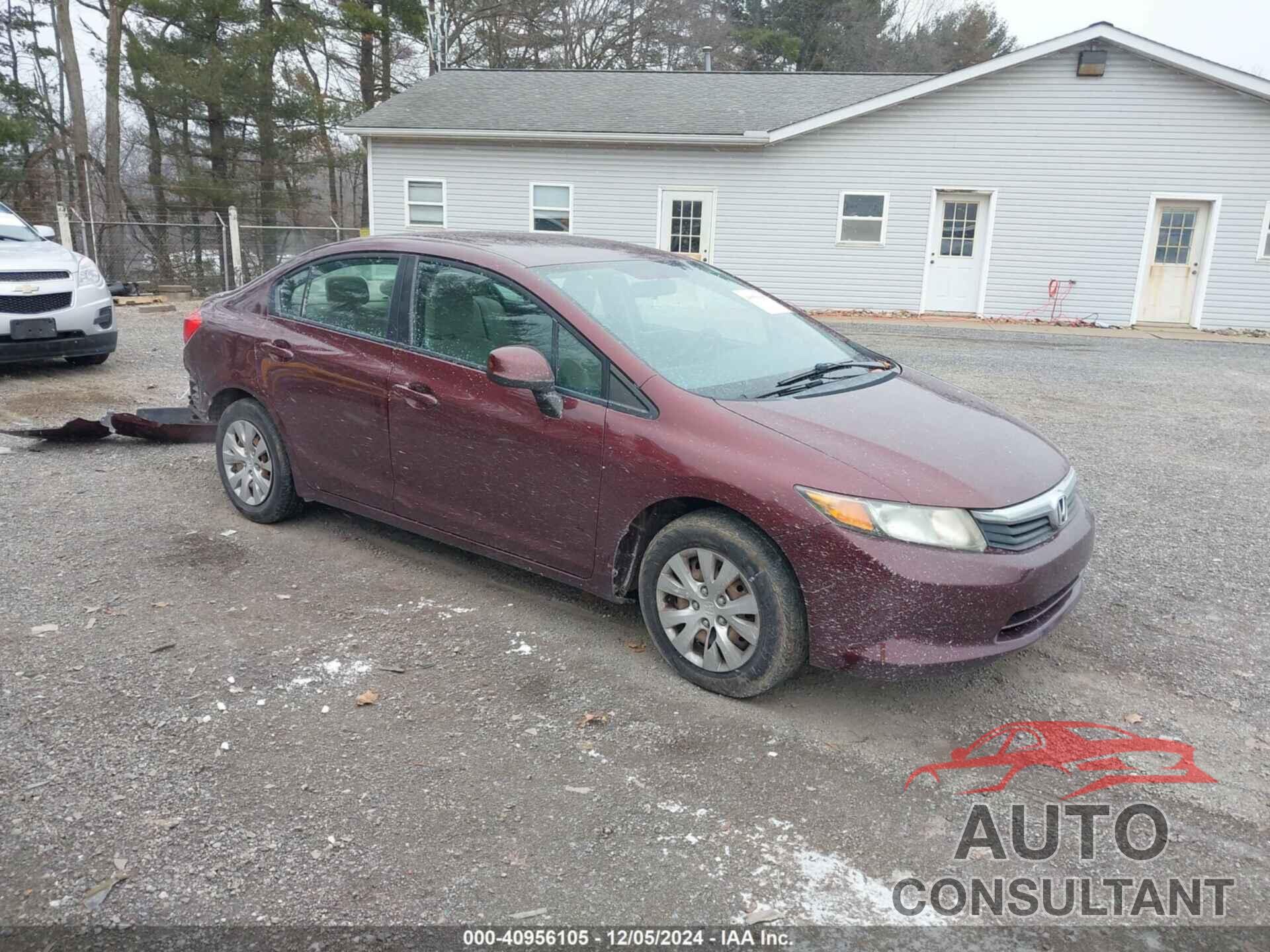 HONDA CIVIC 2012 - 19XFB2F57CE061554