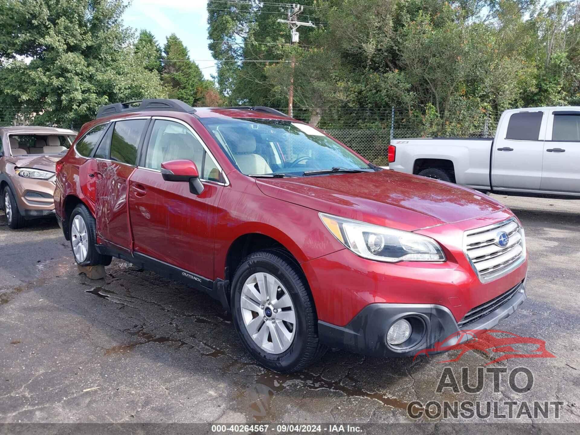 SUBARU OUTBACK 2017 - 4S4BSAFC0H3336005