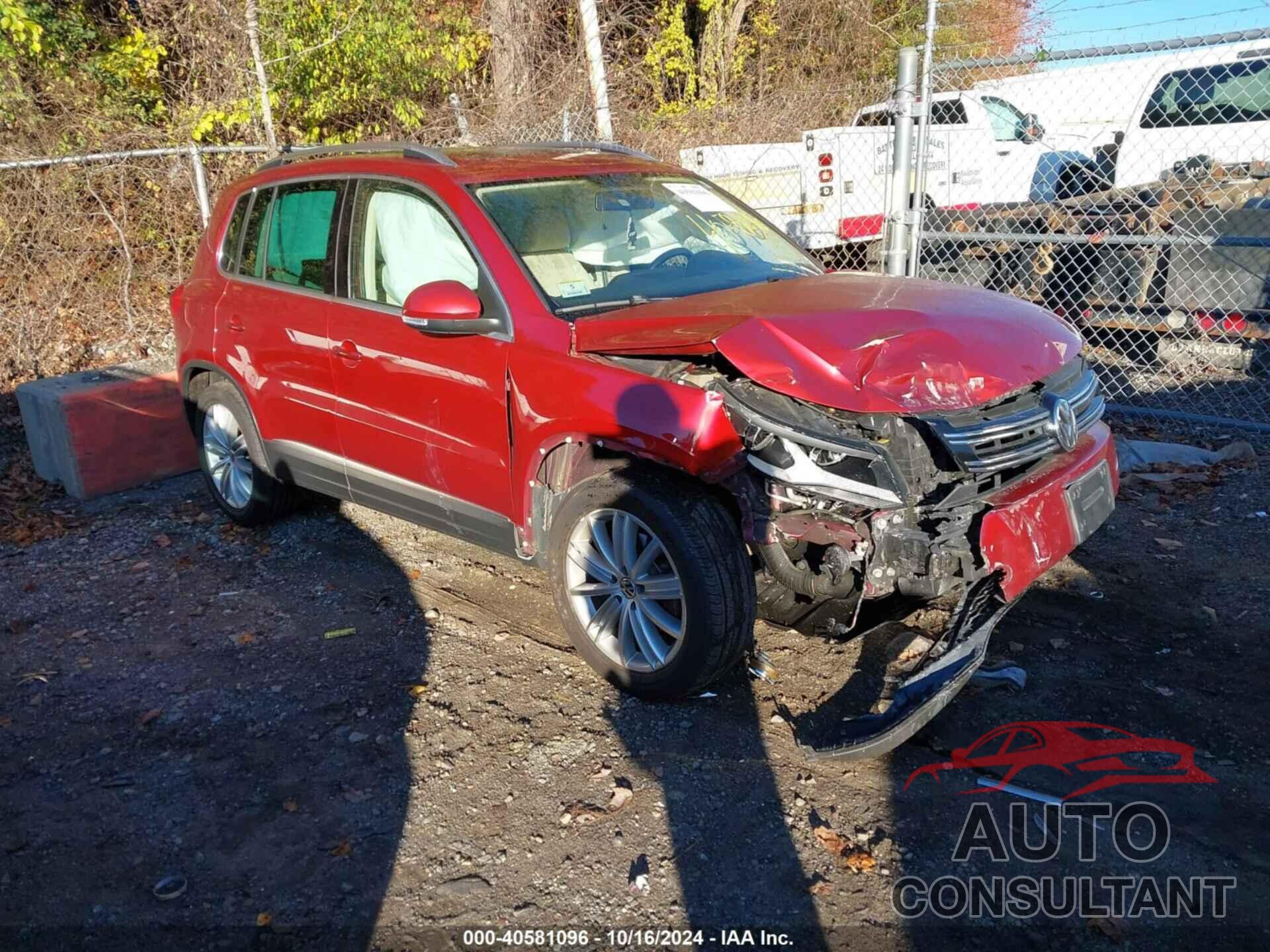 VOLKSWAGEN TIGUAN 2014 - WVGBV3AX6EW019028