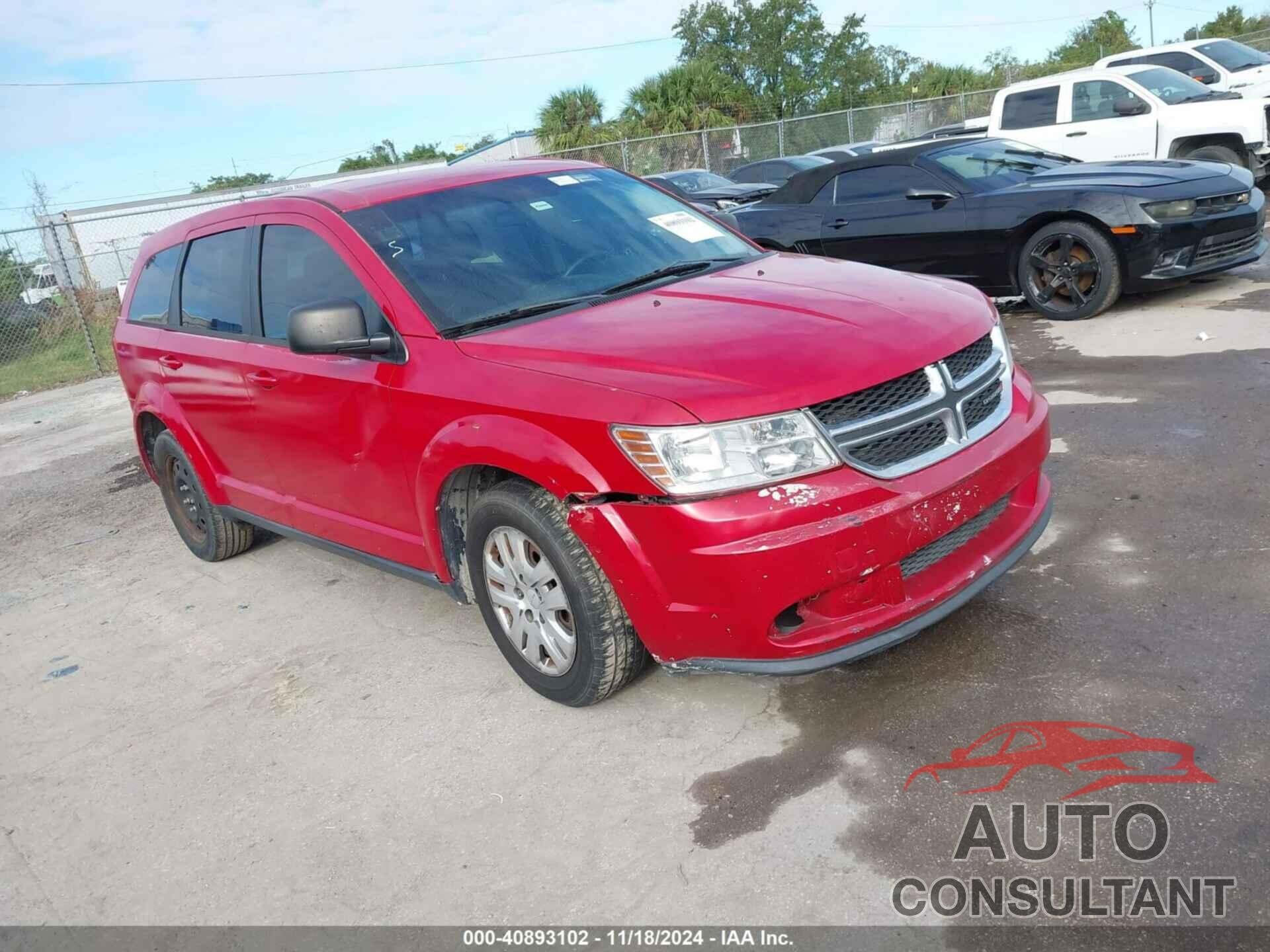 DODGE JOURNEY 2014 - 3C4PDCAB9ET216878