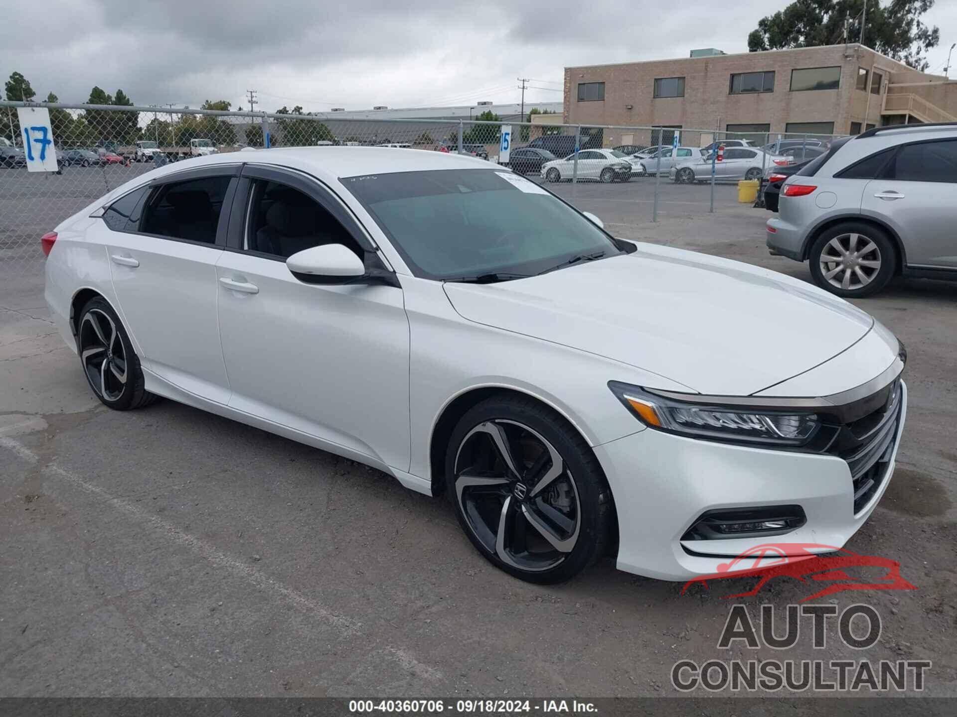 HONDA ACCORD 2018 - 1HGCV1F38JA060031