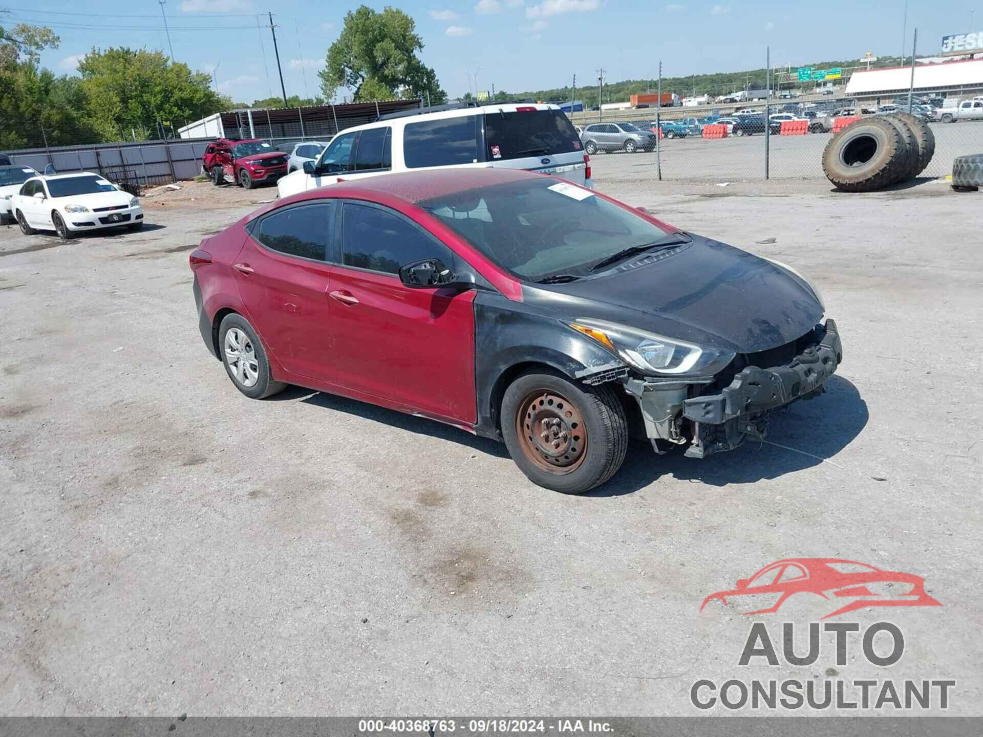 HYUNDAI ELANTRA 2016 - 5NPDH4AE9GH784607