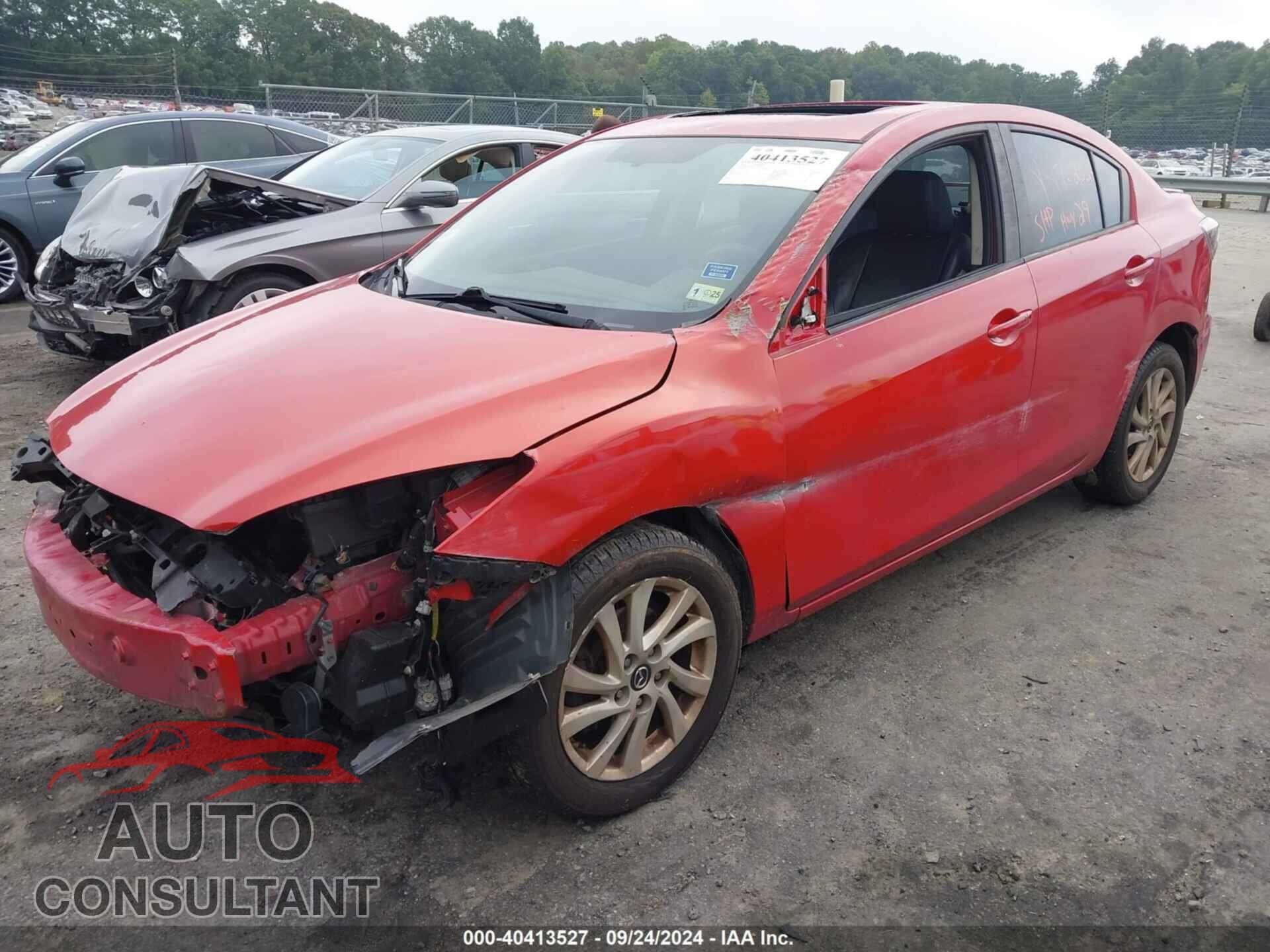 MAZDA MAZDA3 2013 - JM1BL1WP3D1741222
