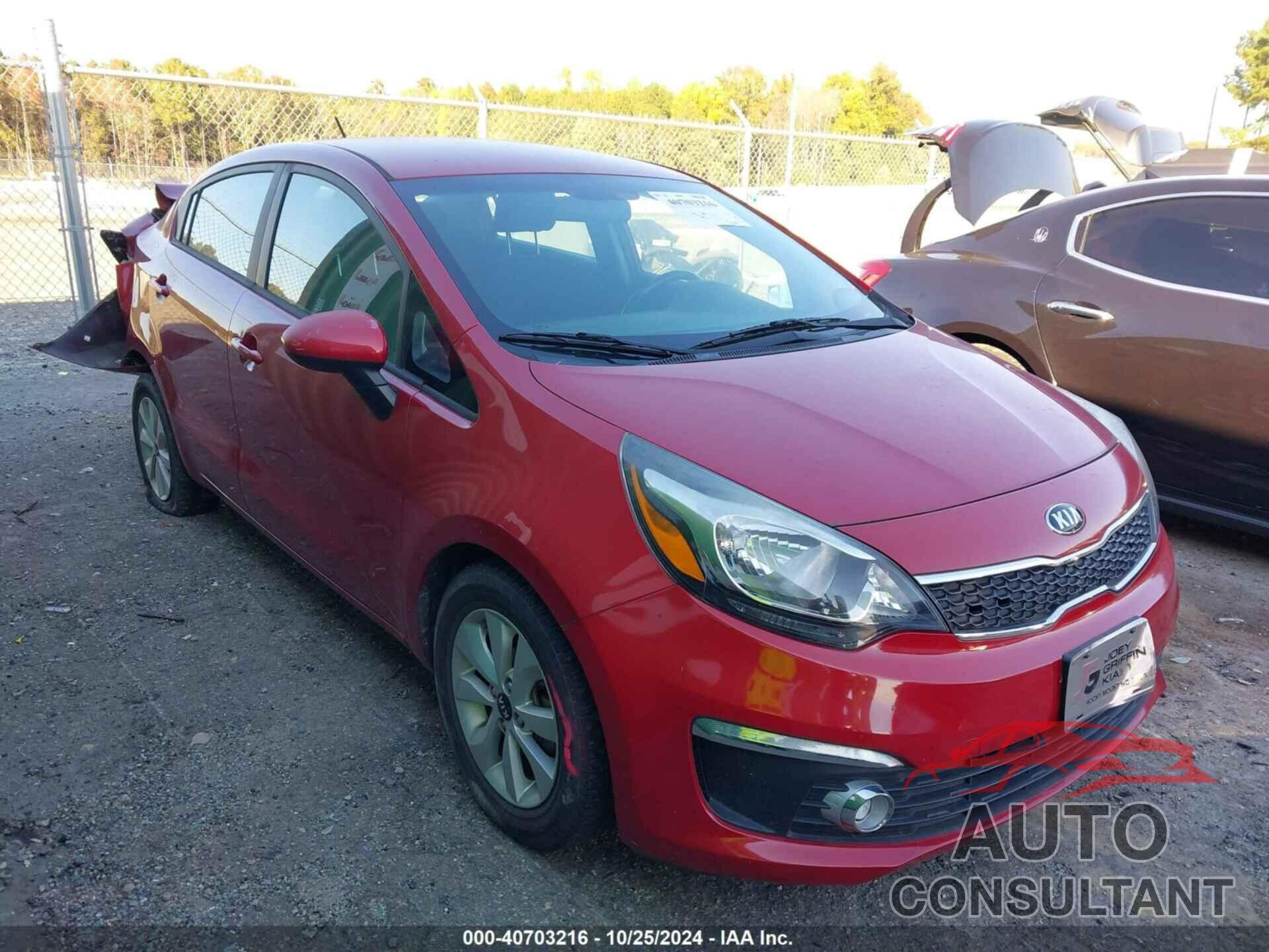KIA RIO 2017 - KNADN4A38H6007223