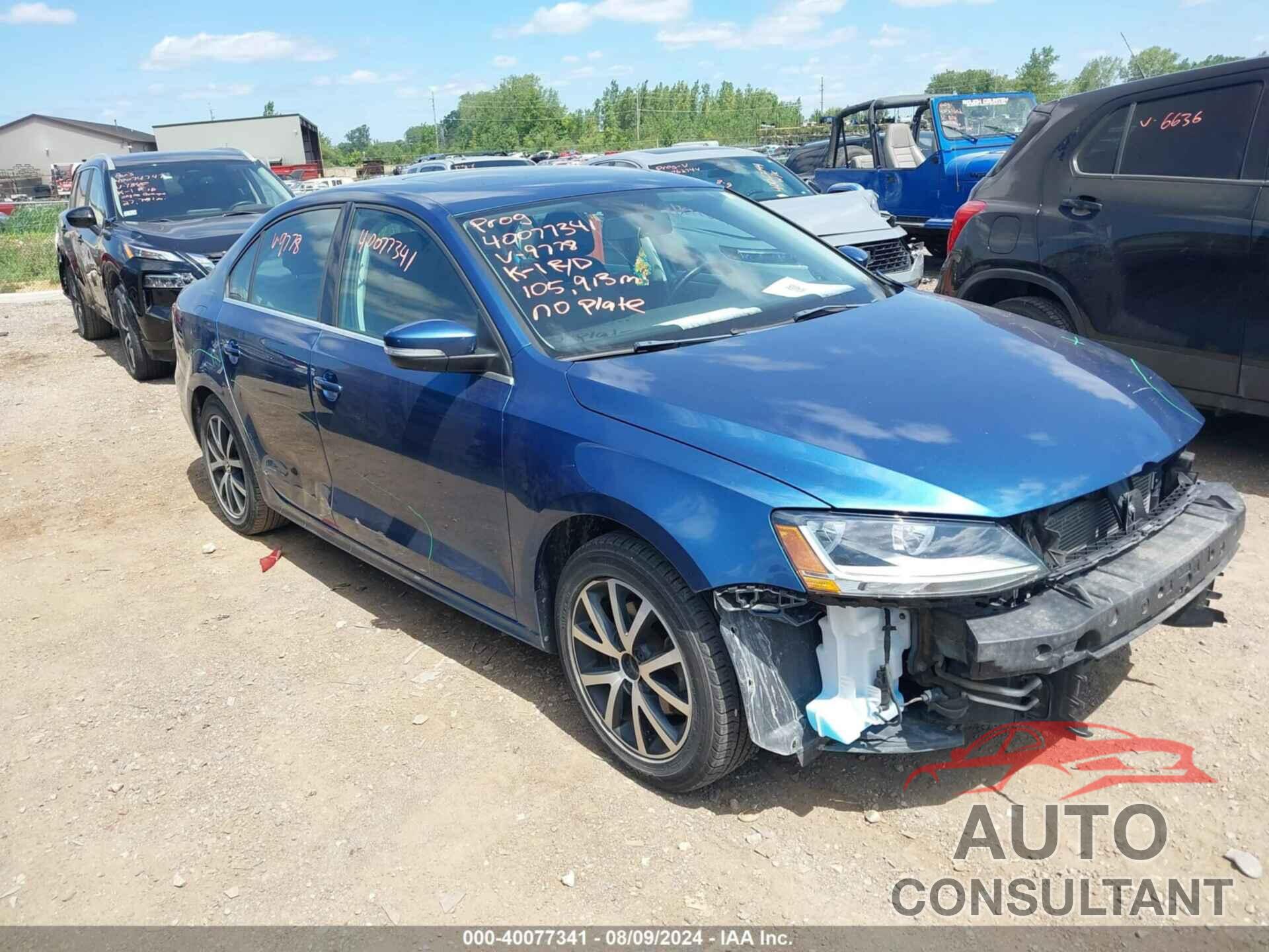 VOLKSWAGEN JETTA 2017 - 3VWDB7AJ6HM309778