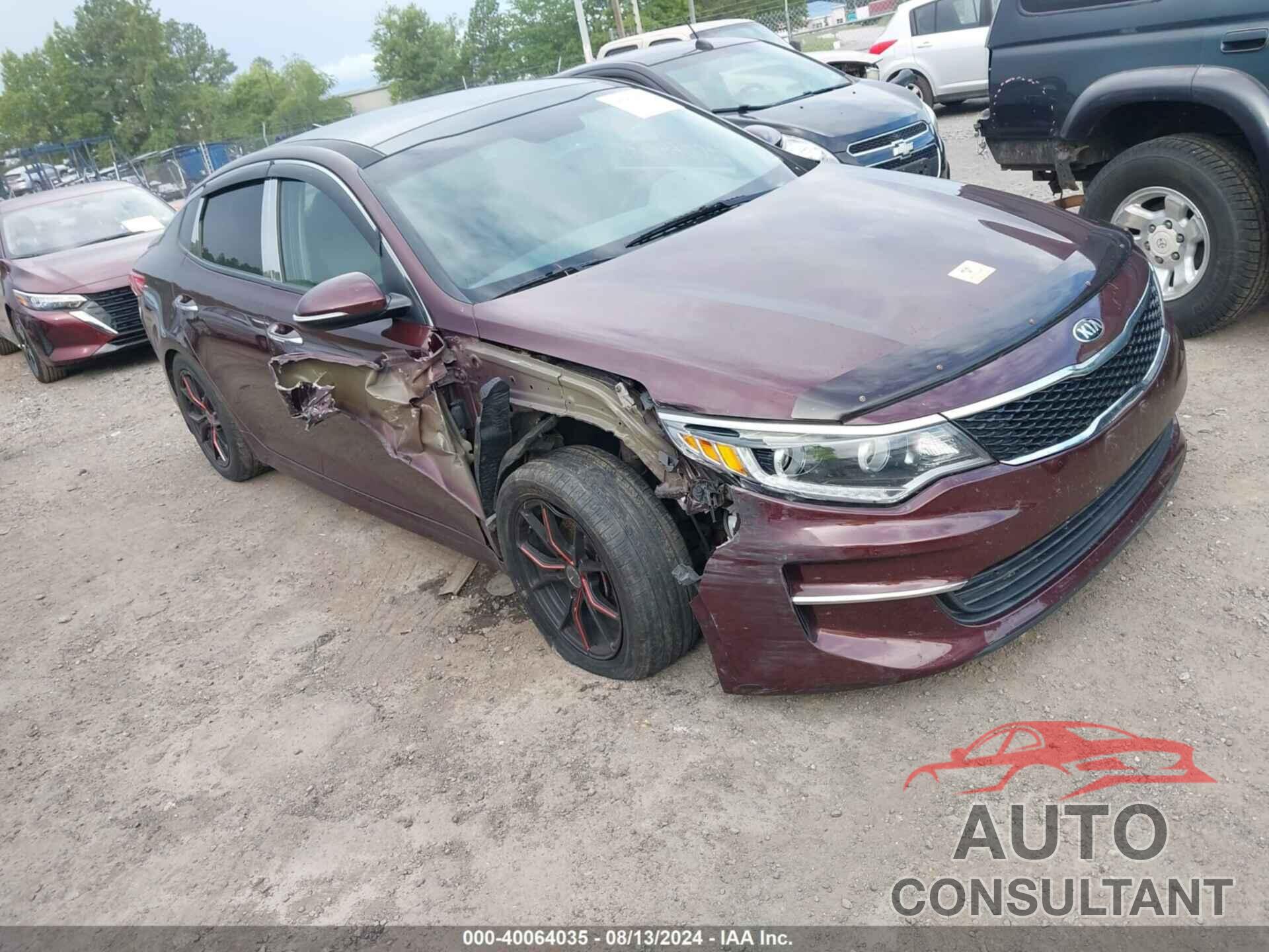 KIA OPTIMA 2016 - 5XXGU4L35GG040454