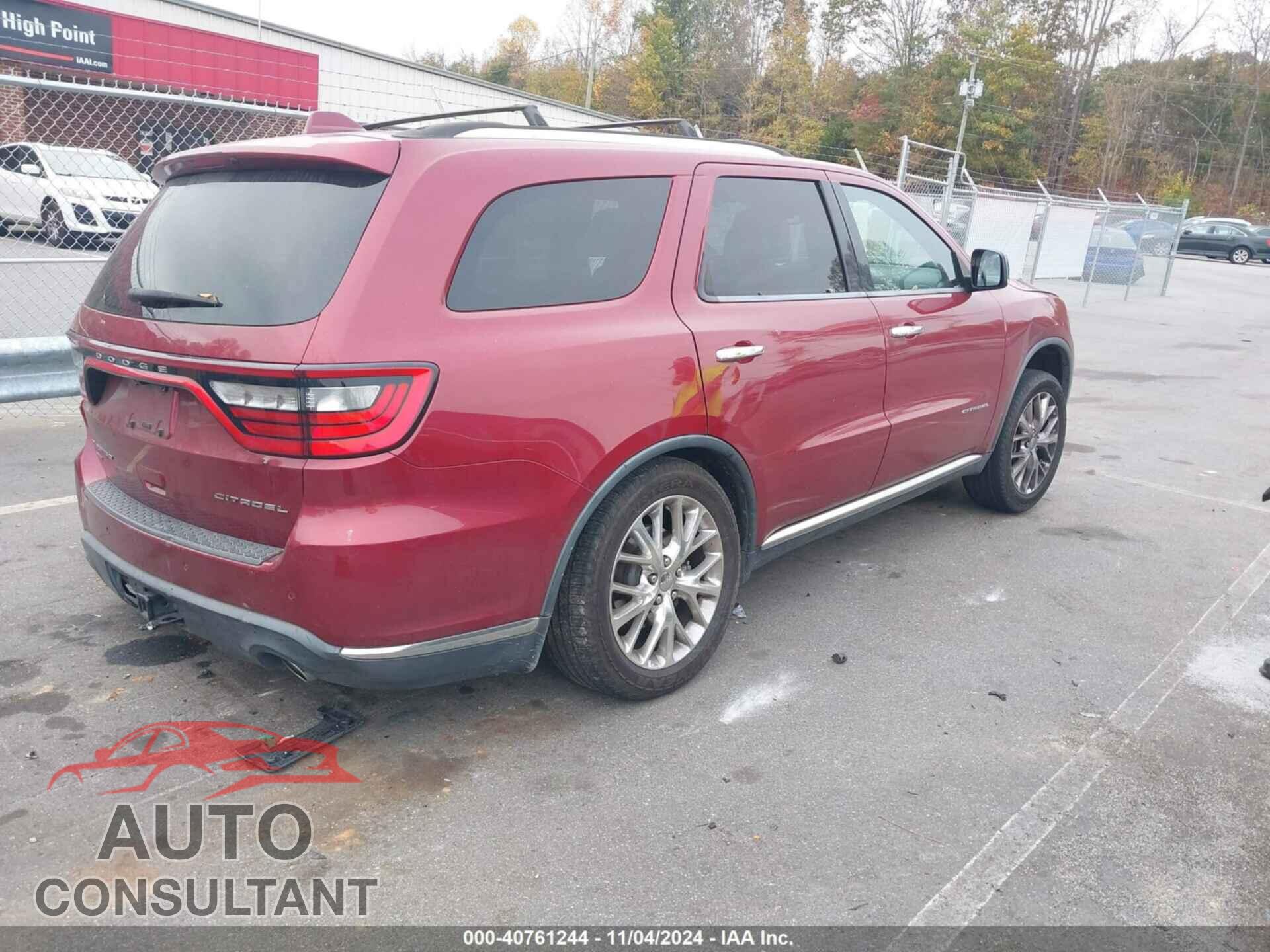 DODGE DURANGO 2015 - 1C4RDJEG4FC689023