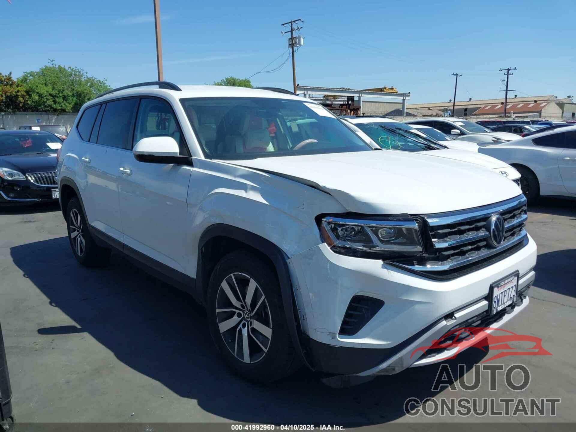 VOLKSWAGEN ATLAS 2021 - 1V2DP2CA5MC591104