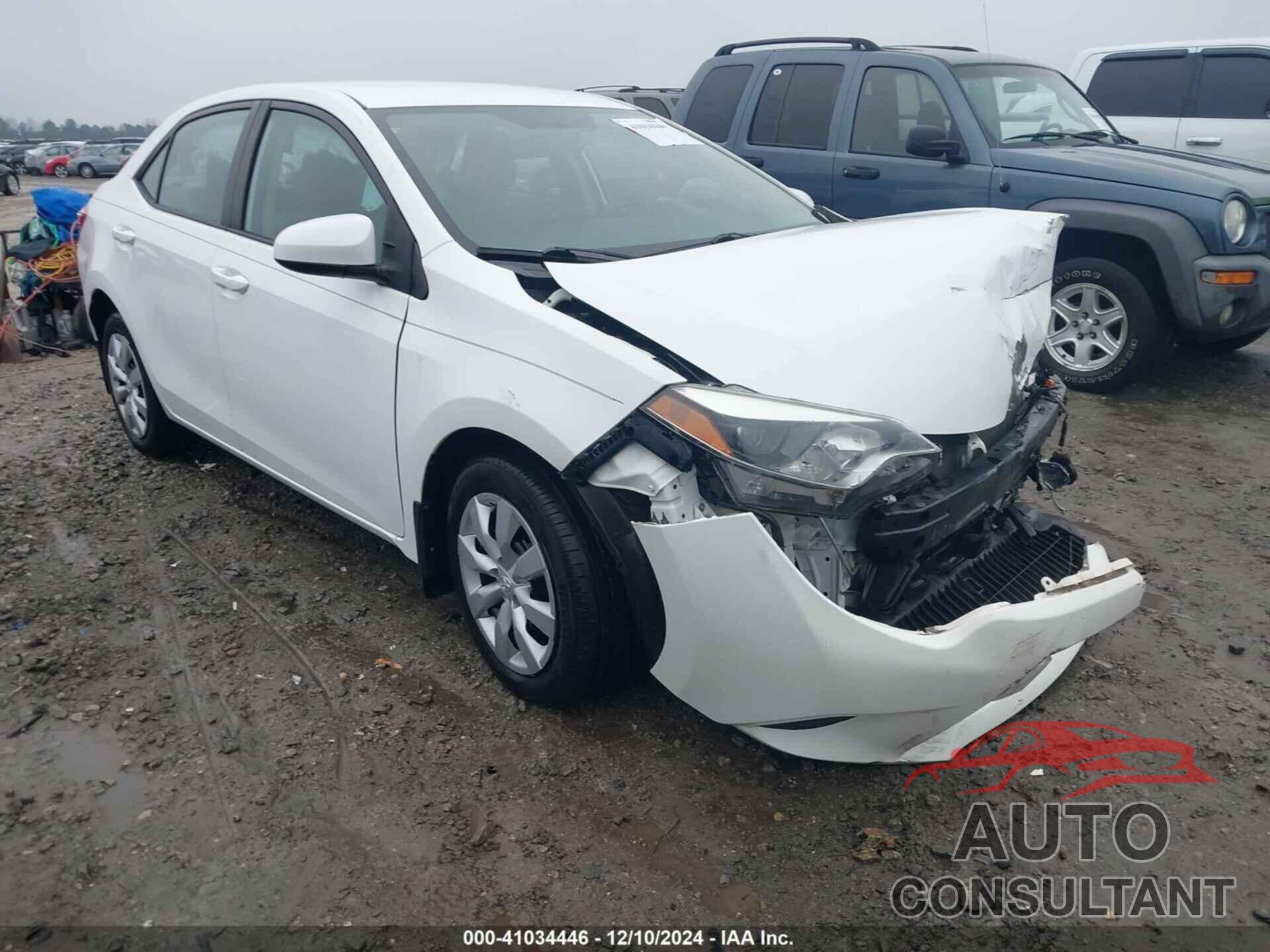 TOYOTA COROLLA 2016 - 2T1BURHE2GC744989