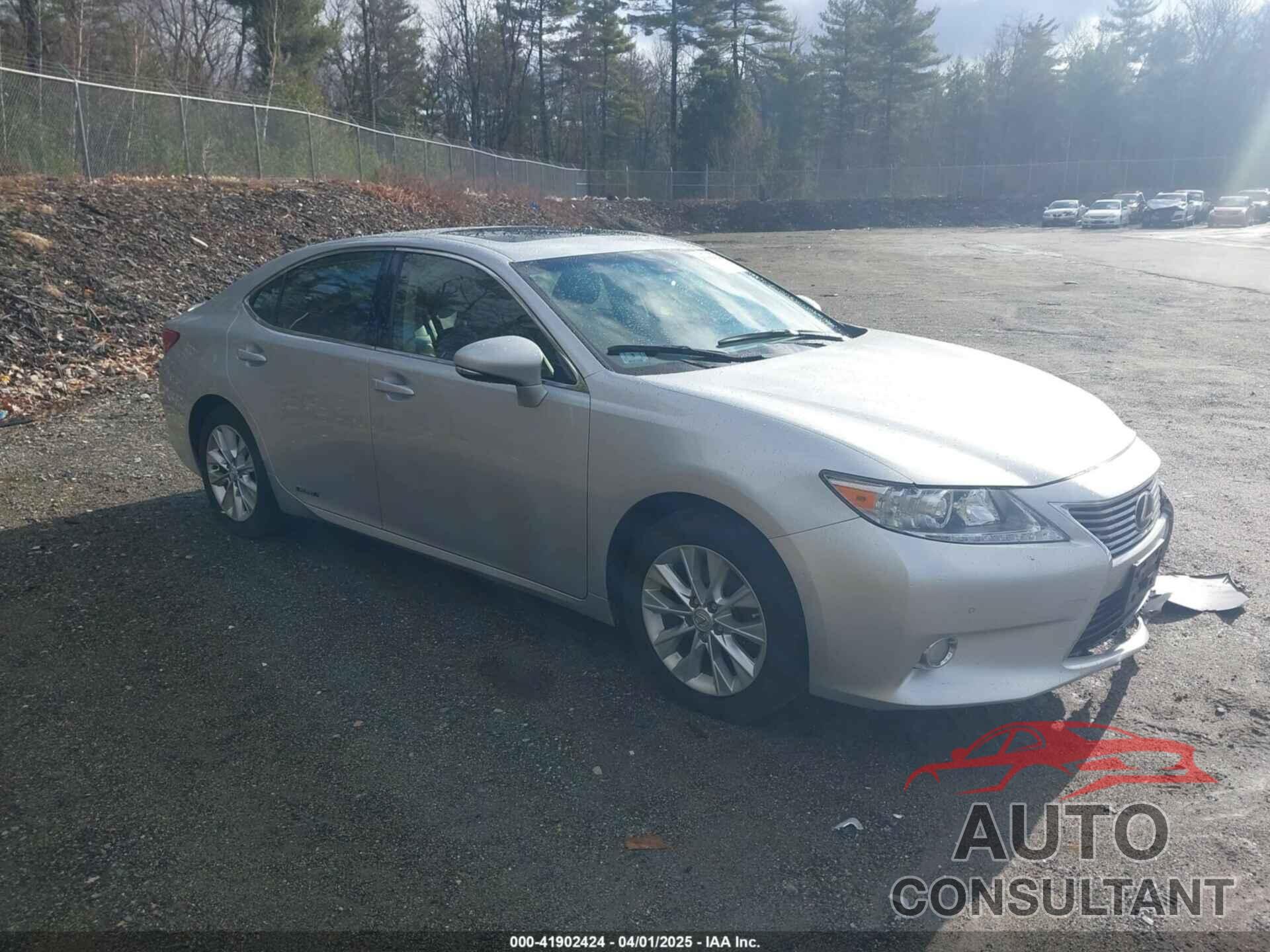 LEXUS ES 300H 2013 - JTHBW1GG1D2002302