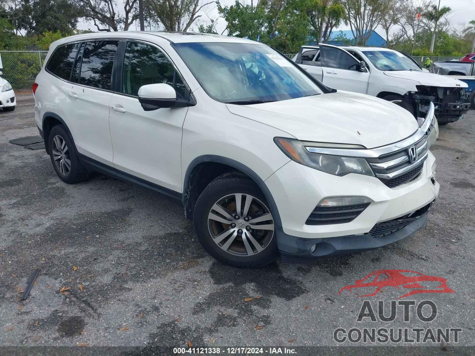 HONDA PILOT 2016 - 5FNYF5H54GB025025