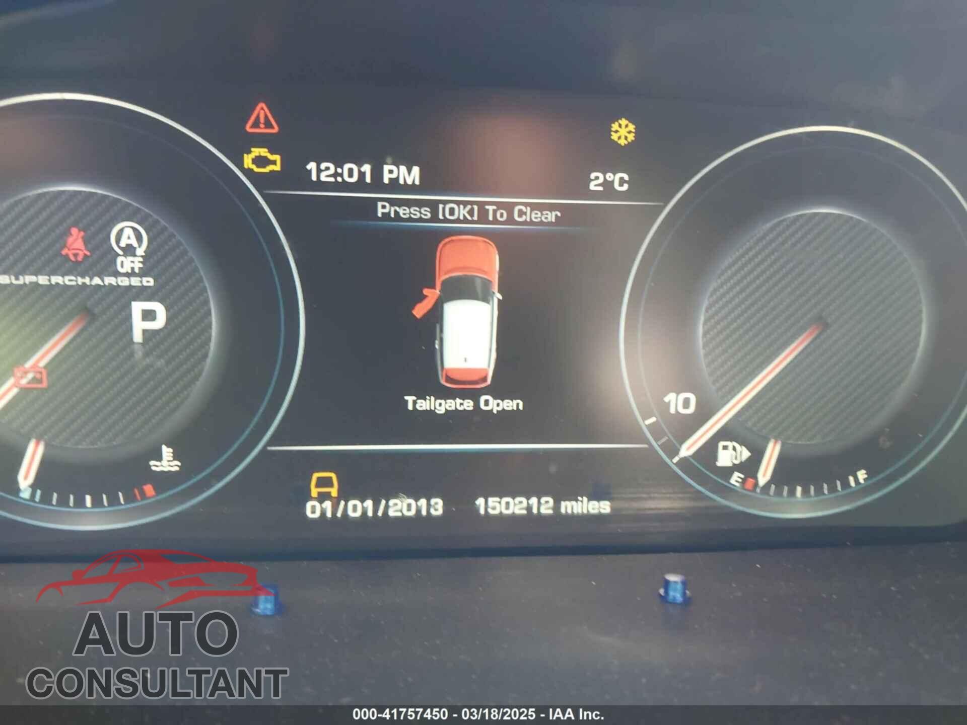 LAND ROVER RANGE ROVER 2015 - SALGS2TF5FA212540