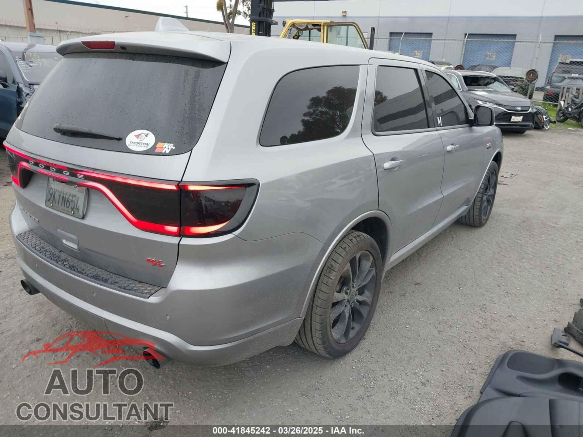 DODGE DURANGO 2019 - 1C4SDHCT9KC650562