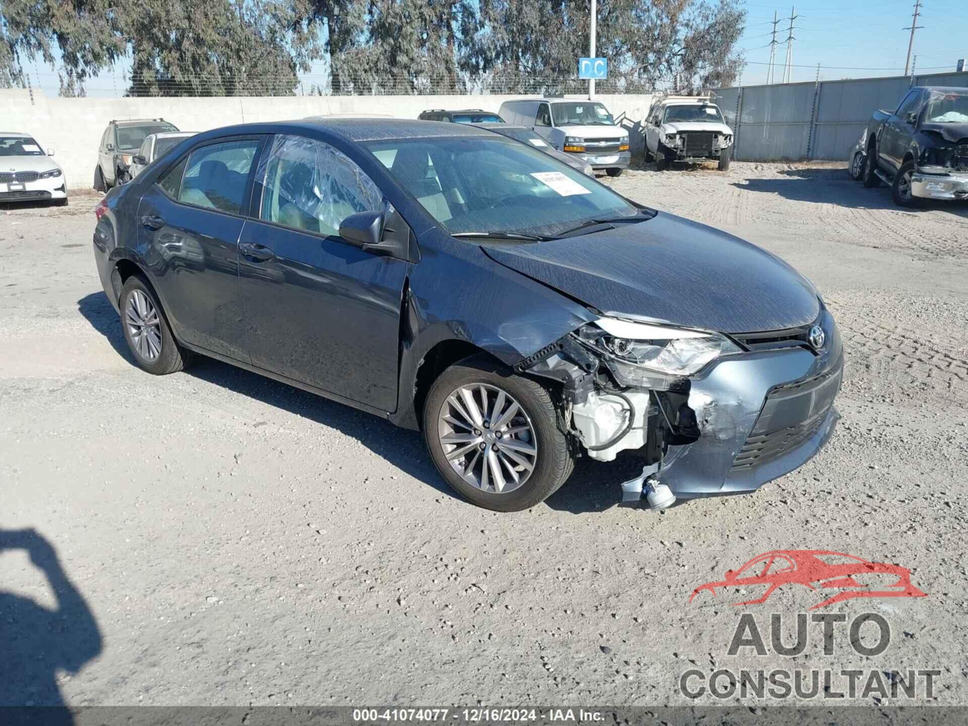 TOYOTA COROLLA 2014 - 5YFBURHE4EP062015
