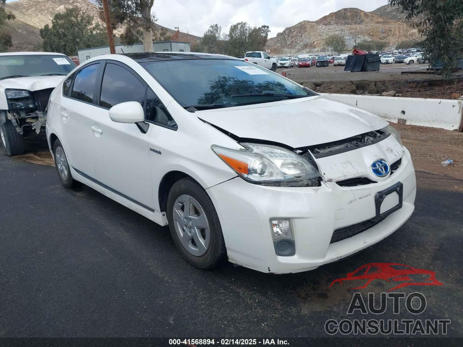TOYOTA PRIUS 2011 - JTDKN3DU0B0265125