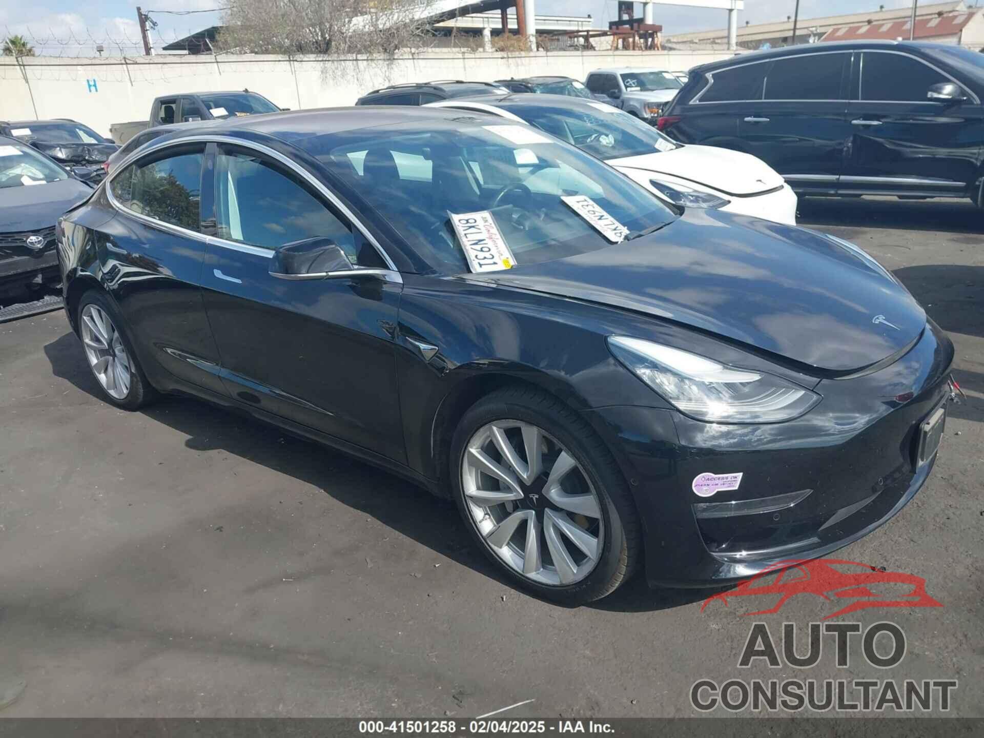 TESLA MODEL 3 2019 - 5YJ3E1EA6KF314259