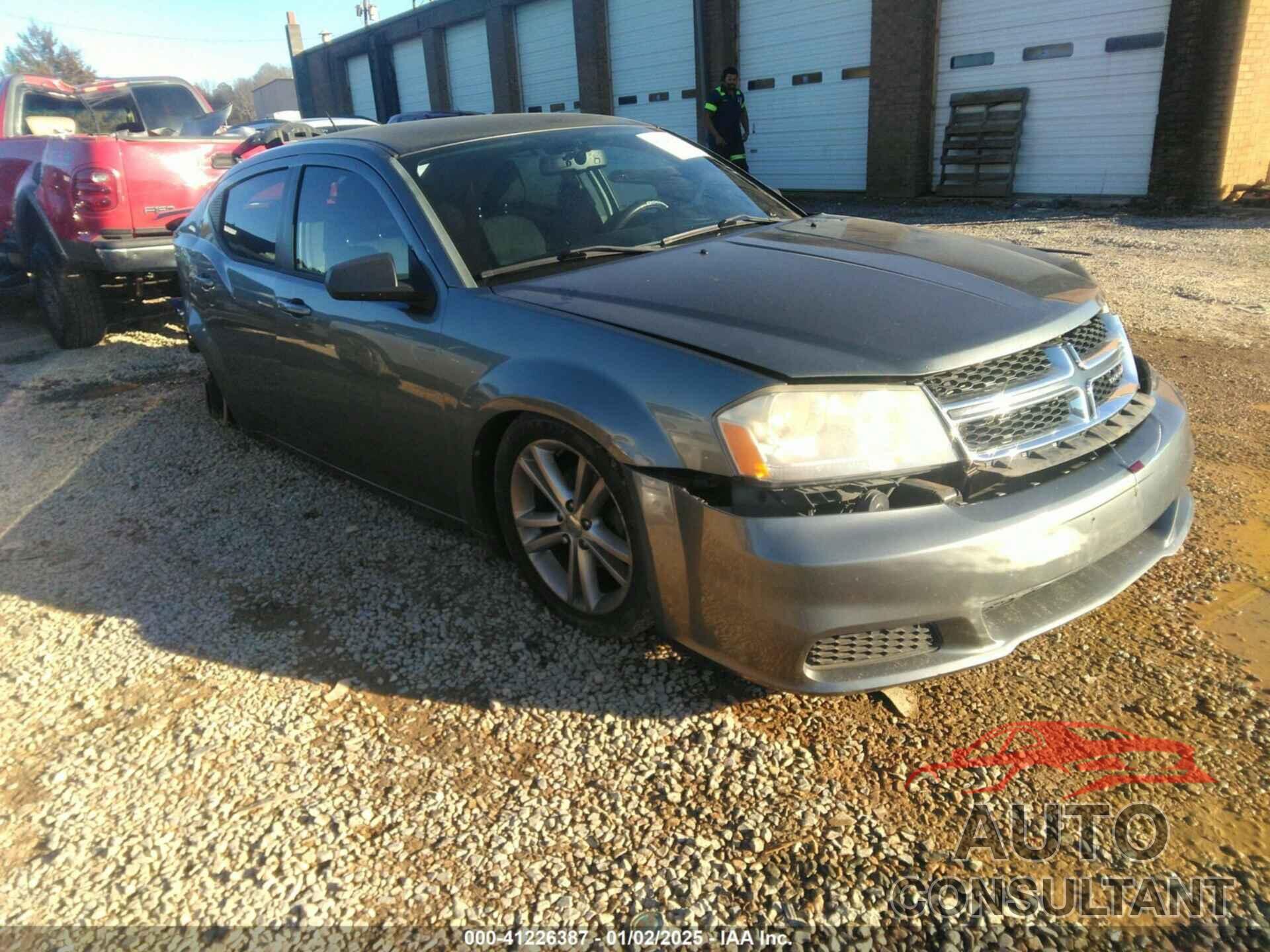 DODGE AVENGER 2013 - 1C3CDZAGXDN504909