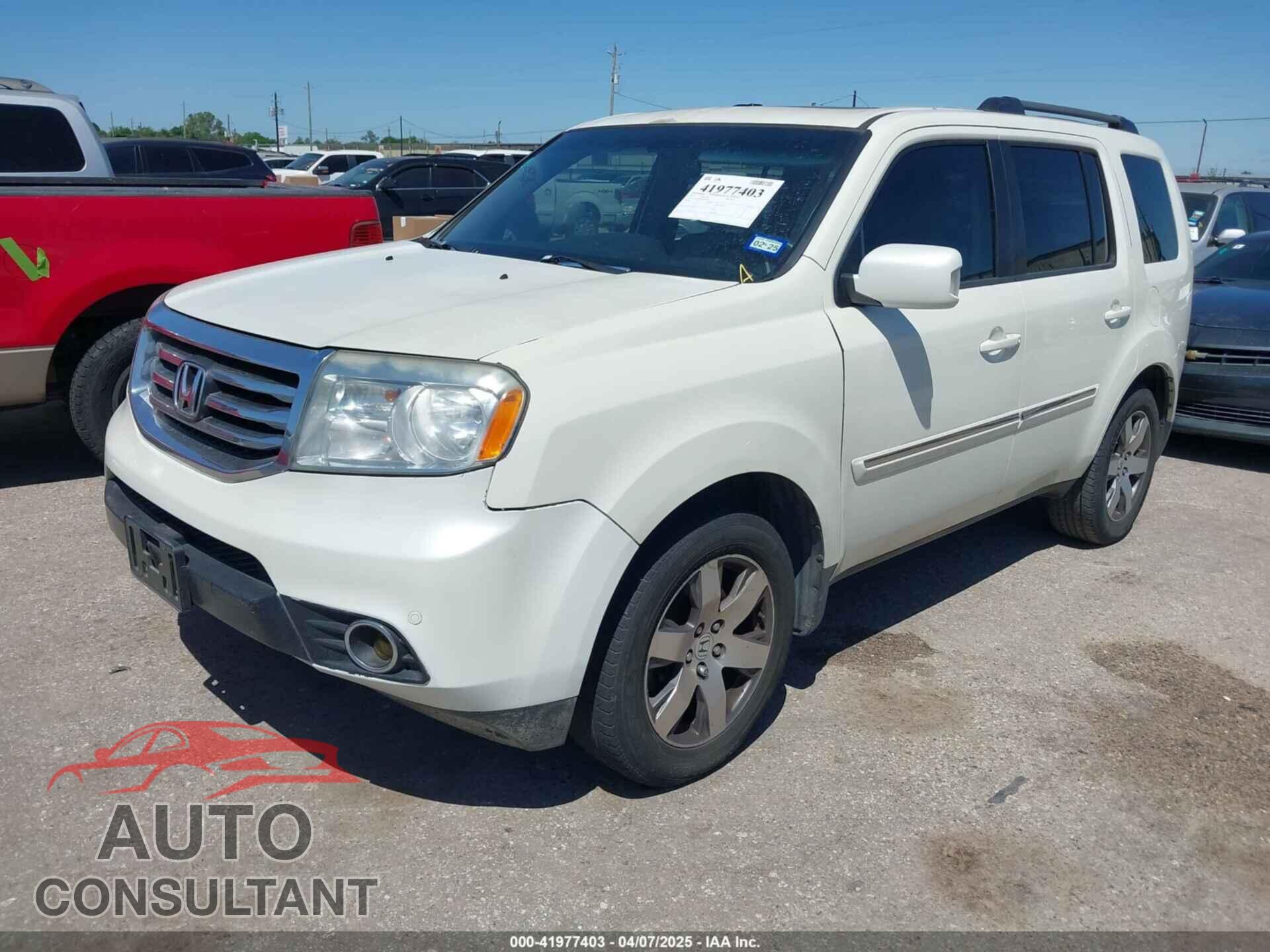 HONDA PILOT 2013 - 5FNYF4H96DB067995