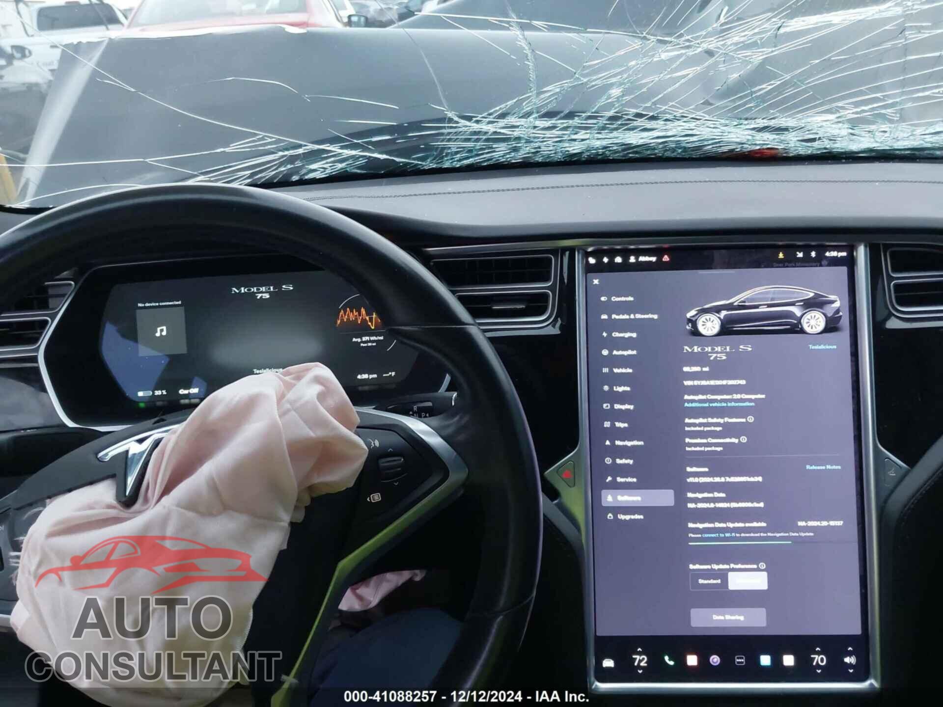 TESLA MODEL S 2017 - 5YJSA1E1XHF202743
