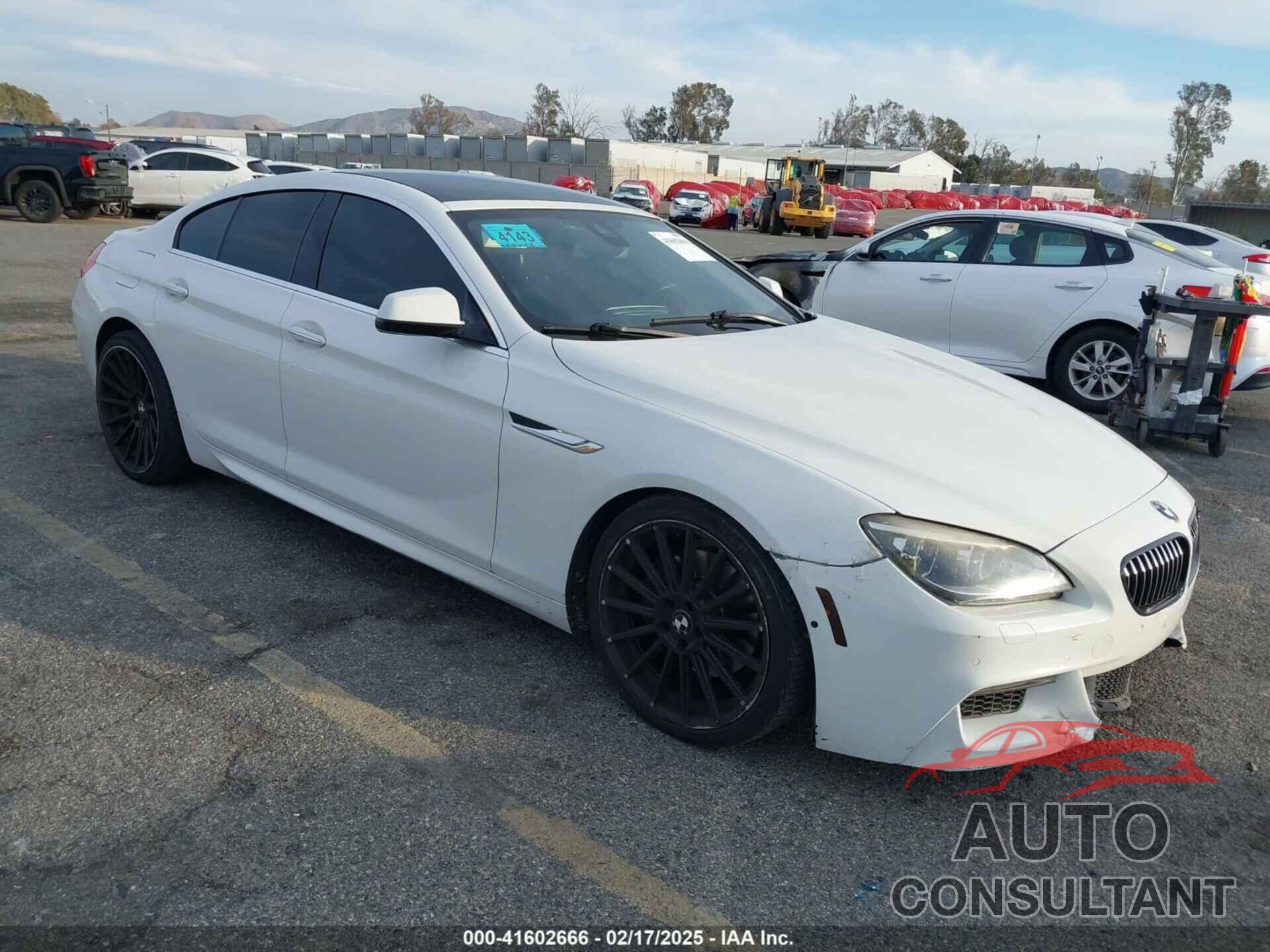 BMW 650I GRAN COUPE 2013 - WBA6B2C53DDG66937
