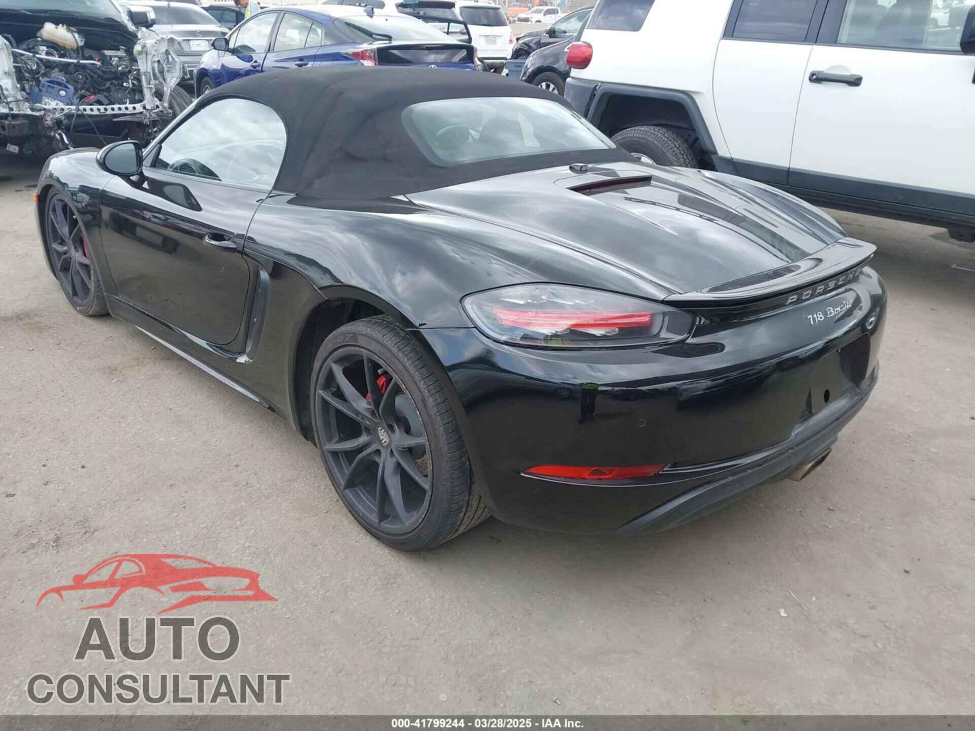 PORSCHE 718 BOXSTER 2018 - WP0CA2A84JS210262