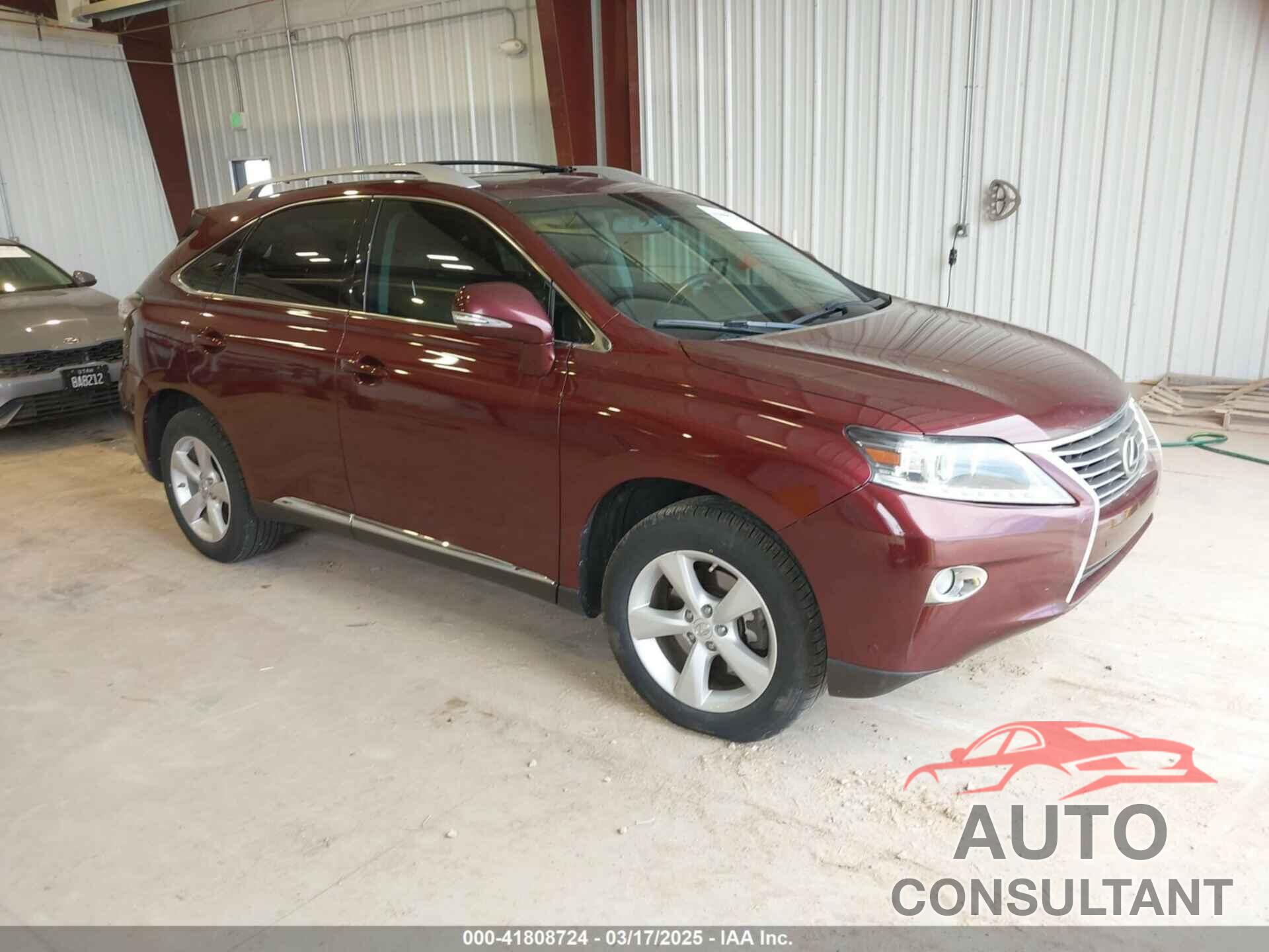 LEXUS RX 350 2013 - 2T2ZK1BA8DC121833