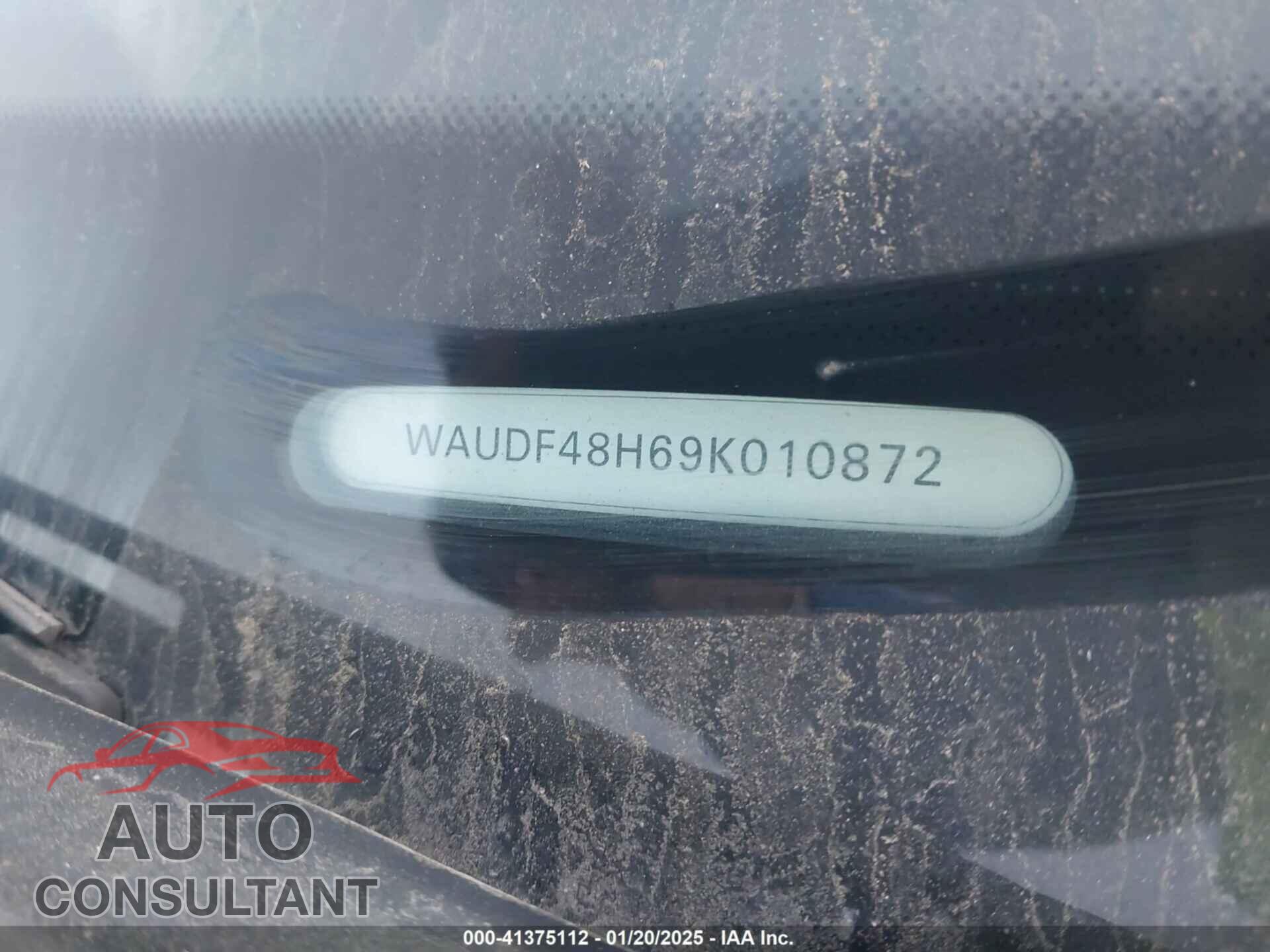AUDI A4 2009 - WAUDF48H69K010872