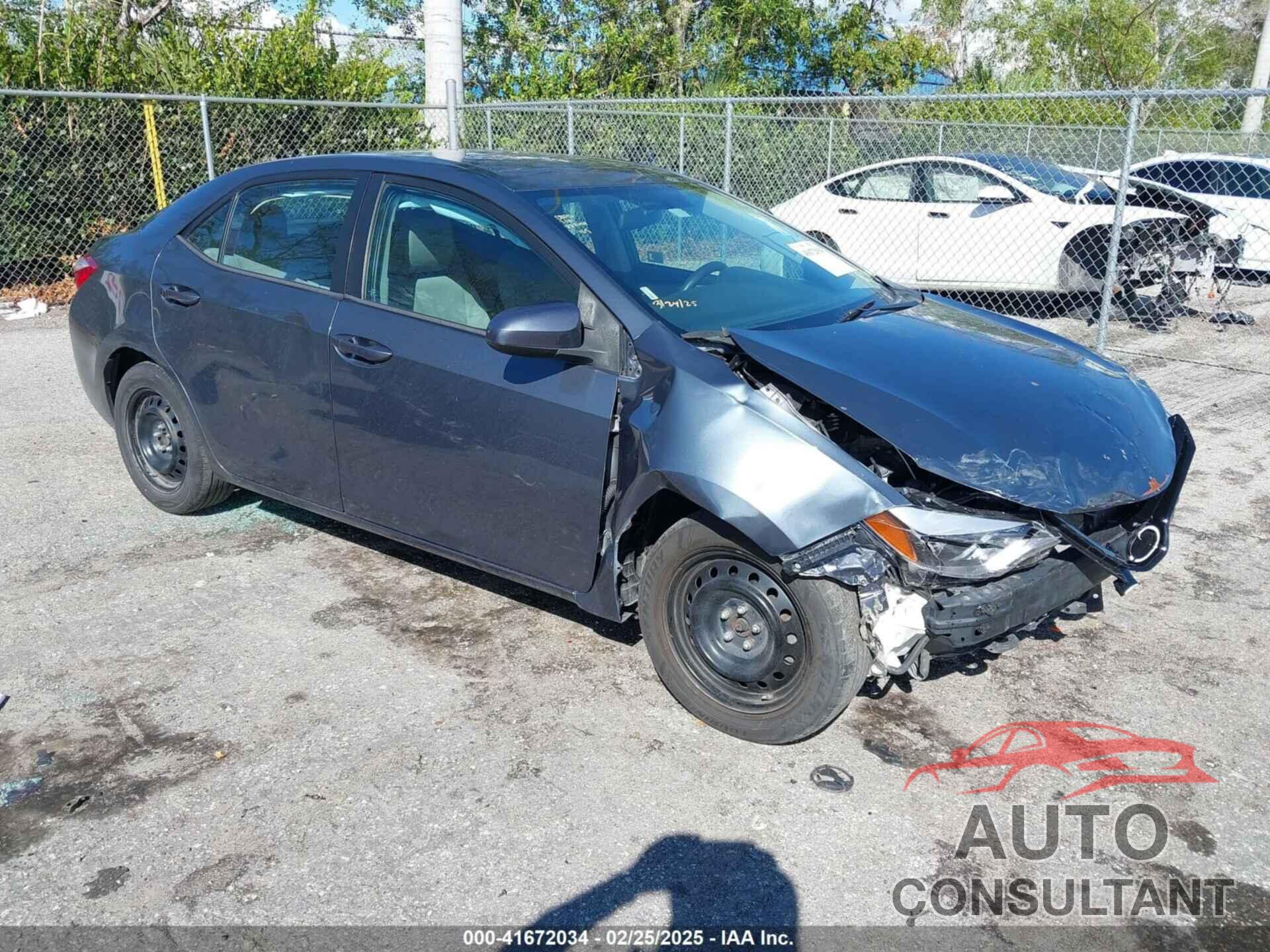 TOYOTA COROLLA 2016 - 5YFBURHE1GP478560