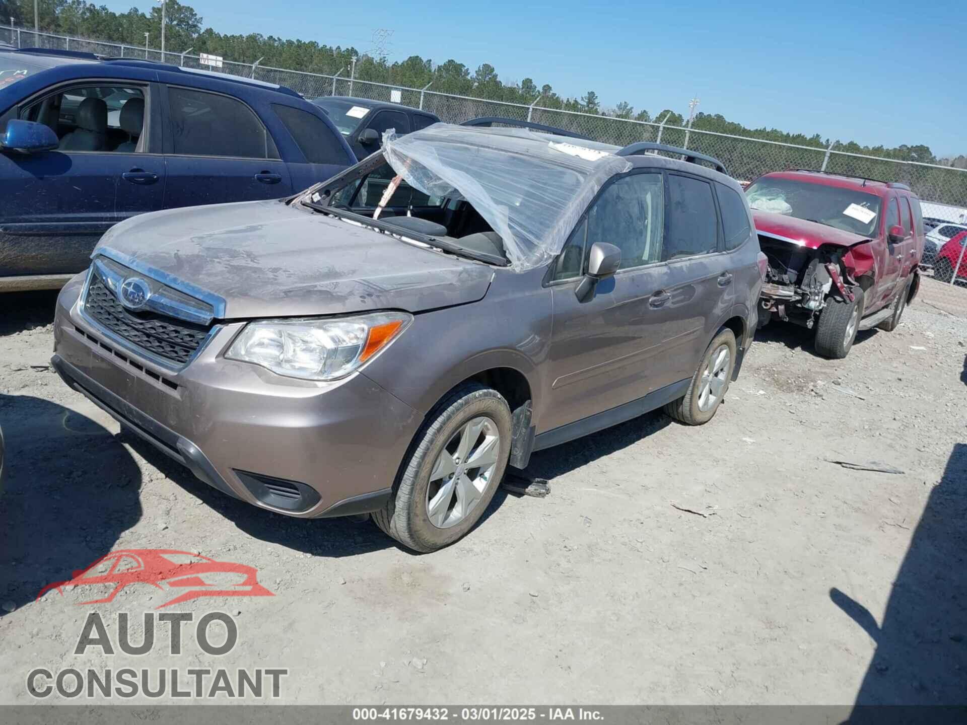 SUBARU FORESTER 2015 - JF2SJADC8FH577337