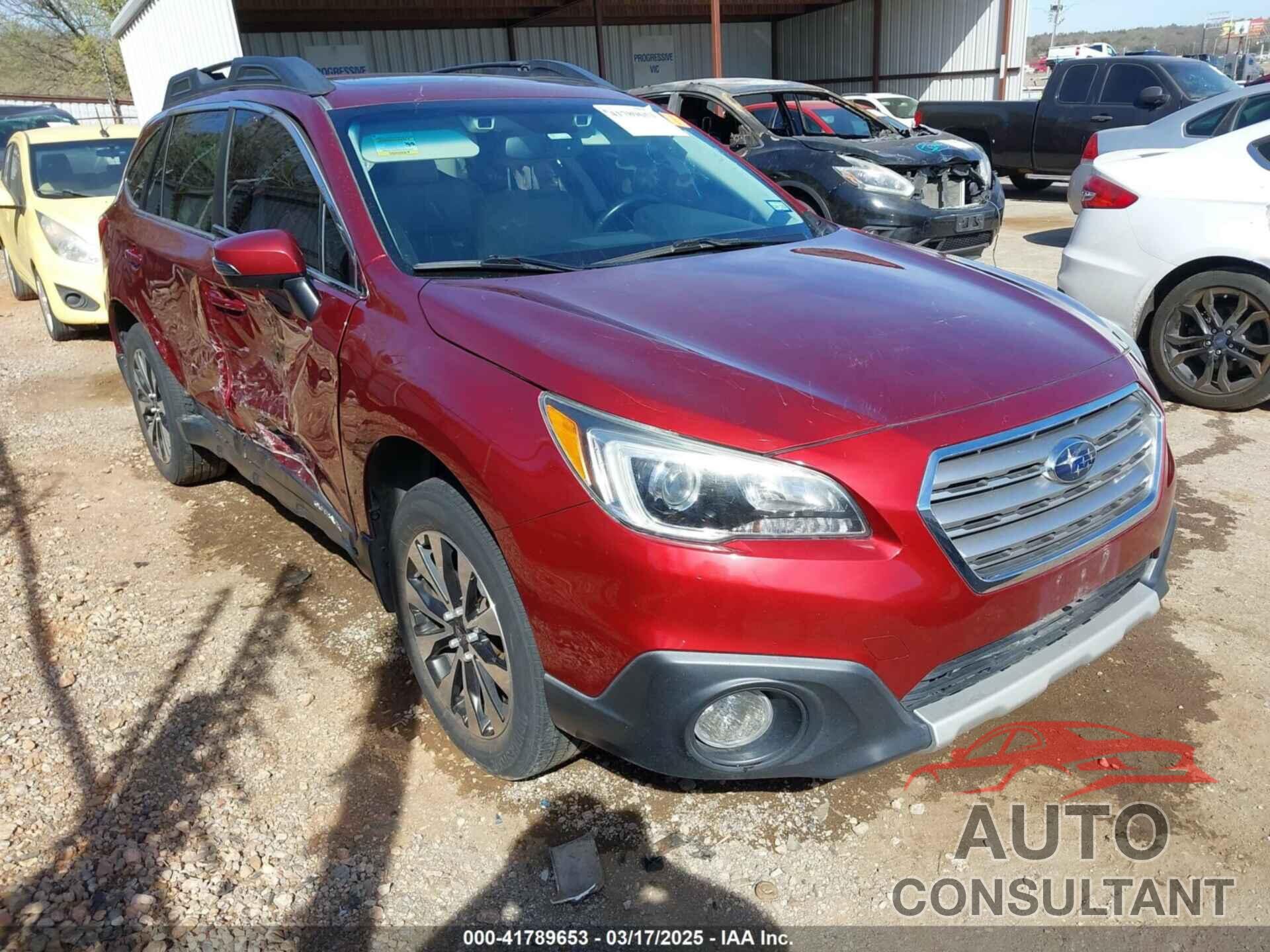 SUBARU OUTBACK 2016 - 4S4BSBNC1G3328016