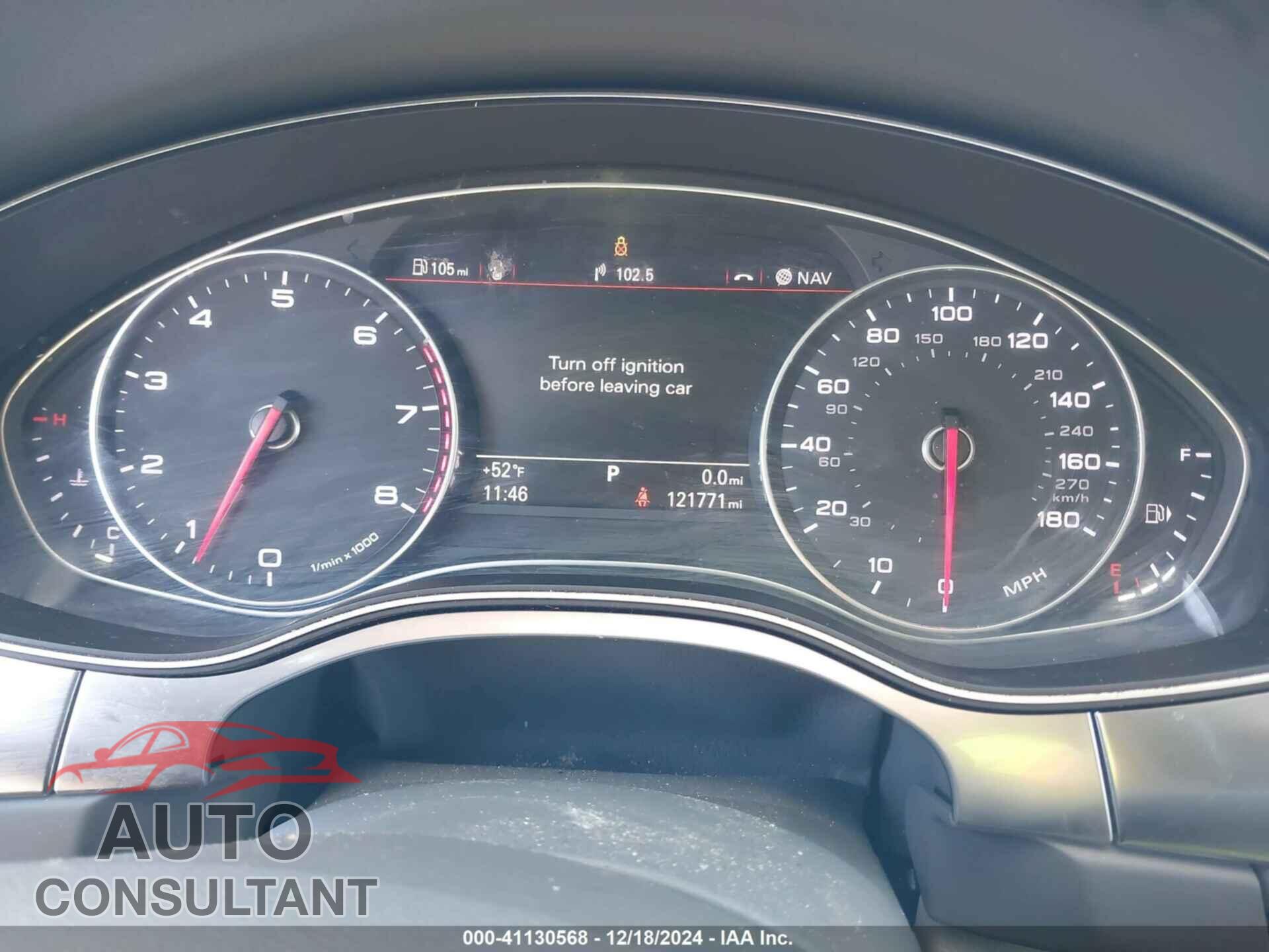 AUDI A7 2013 - WAUYGAFC4DN053201