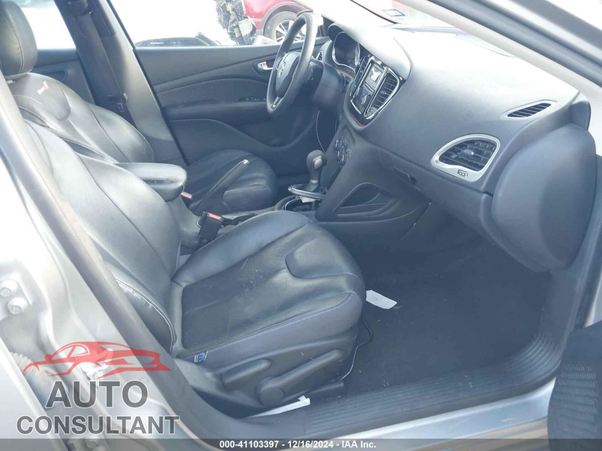 DODGE DART 2015 - 1C3CDFBB5FD405490