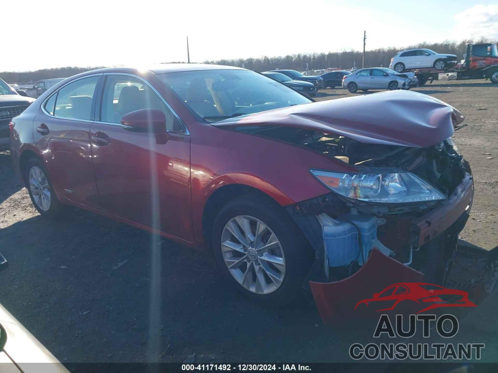 LEXUS ES 300H 2014 - JTHBW1GG6E2075229