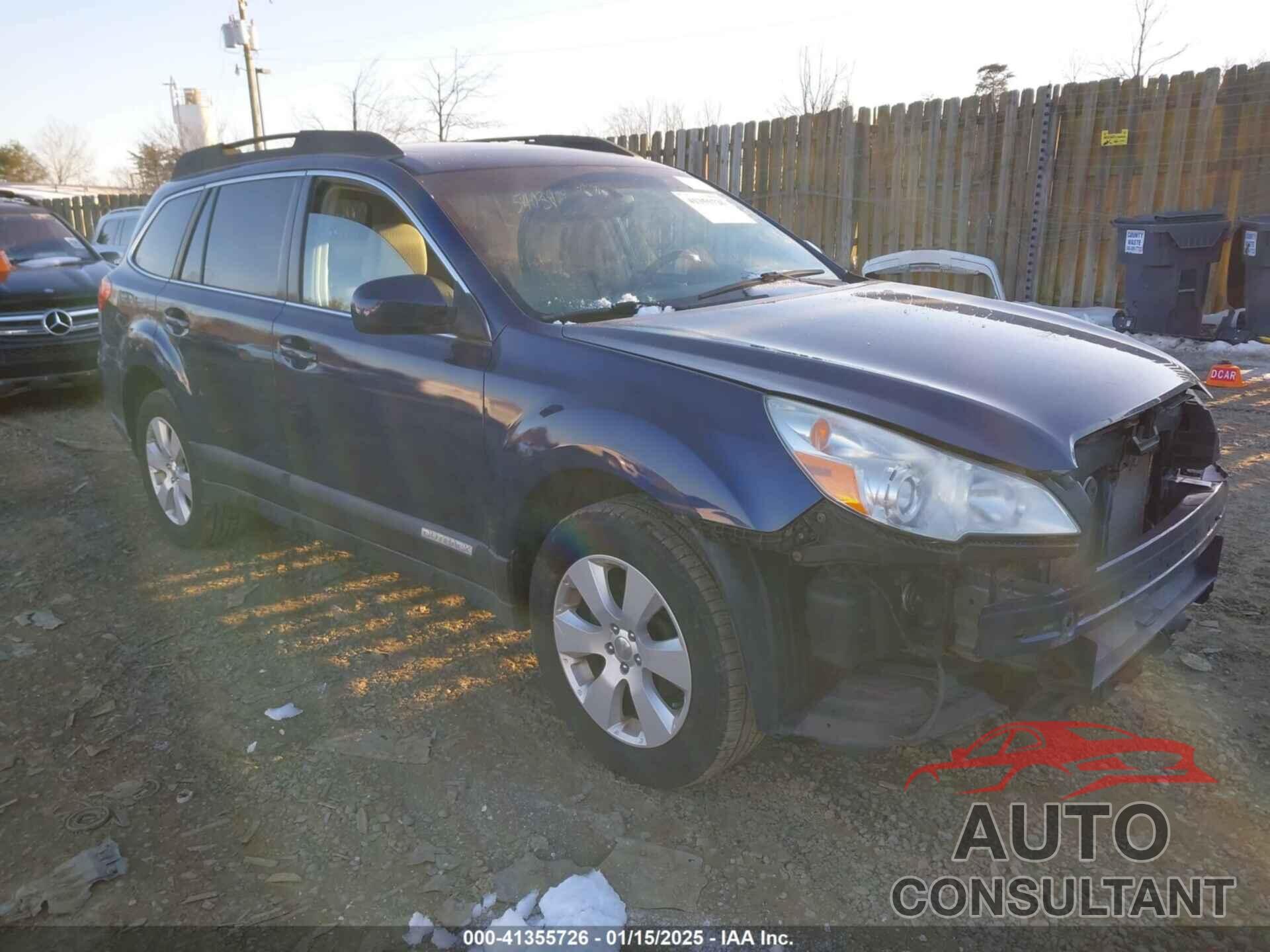 SUBARU OUTBACK 2011 - 4S4BRBHC8B3398841