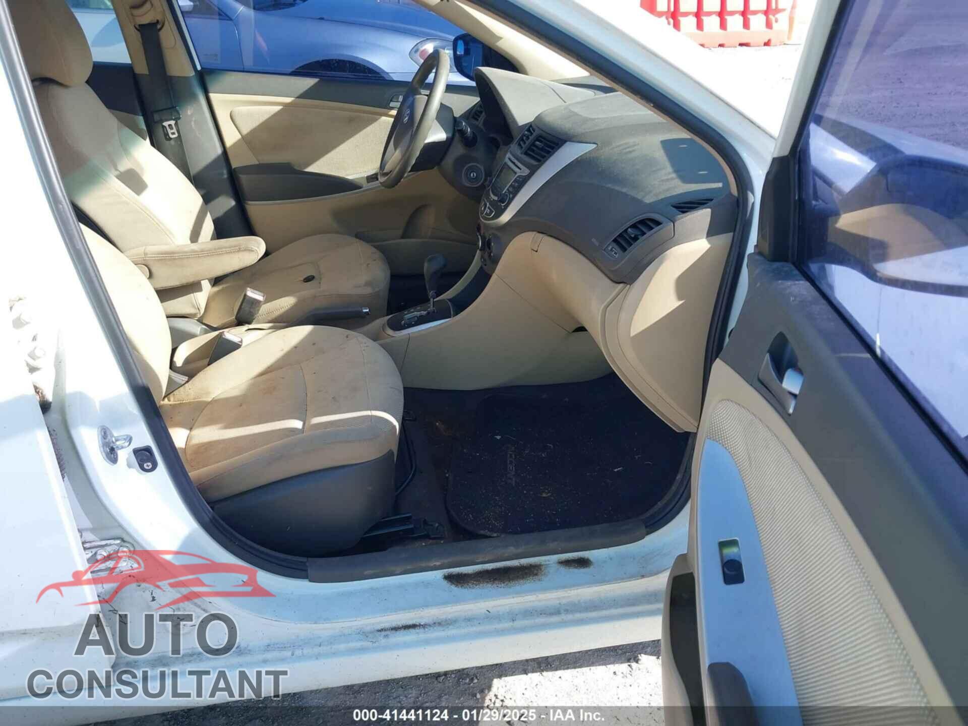 HYUNDAI ACCENT 2012 - KMHCT4AE6CU220175