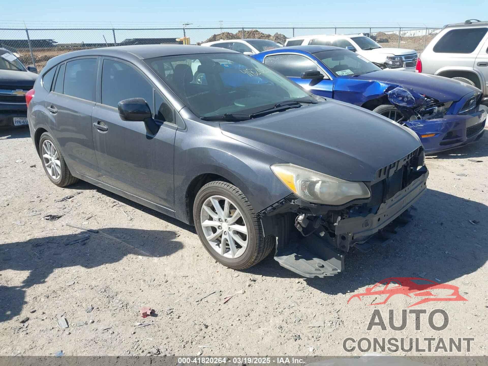 SUBARU IMPREZA 2012 - JF1GPAC60CH237860
