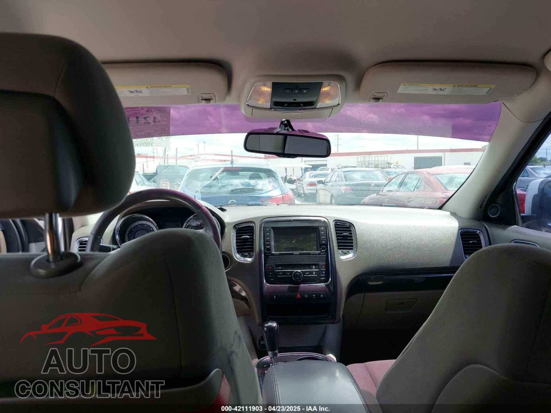 DODGE DURANGO 2012 - 1C4RDHDG8CC320655