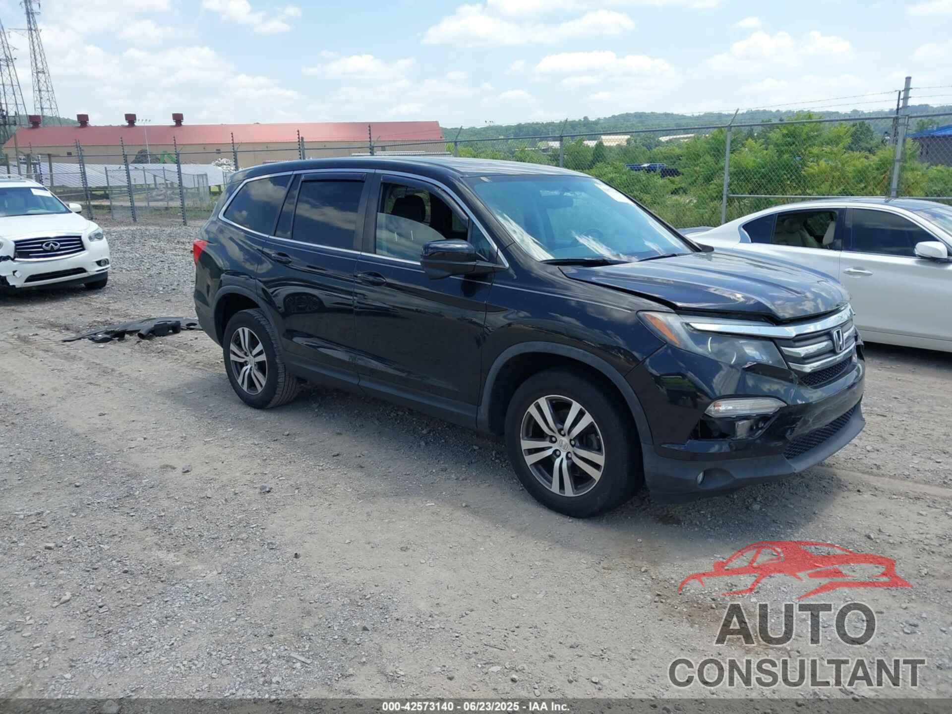 HONDA PILOT 2017 - 5FNYF6H53HB025394