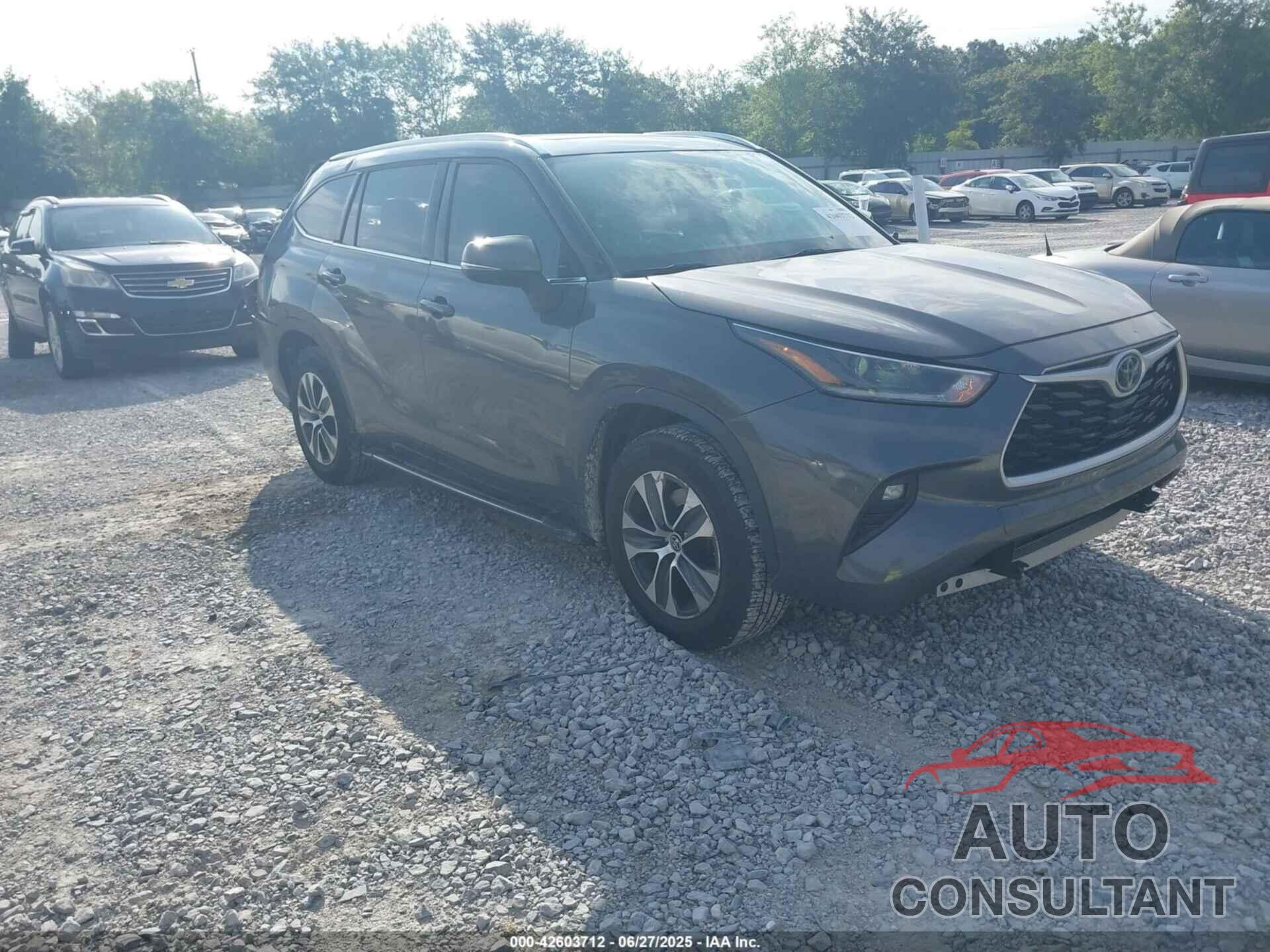 TOYOTA HIGHLANDER 2021 - 5TDGZRAH4MS532366