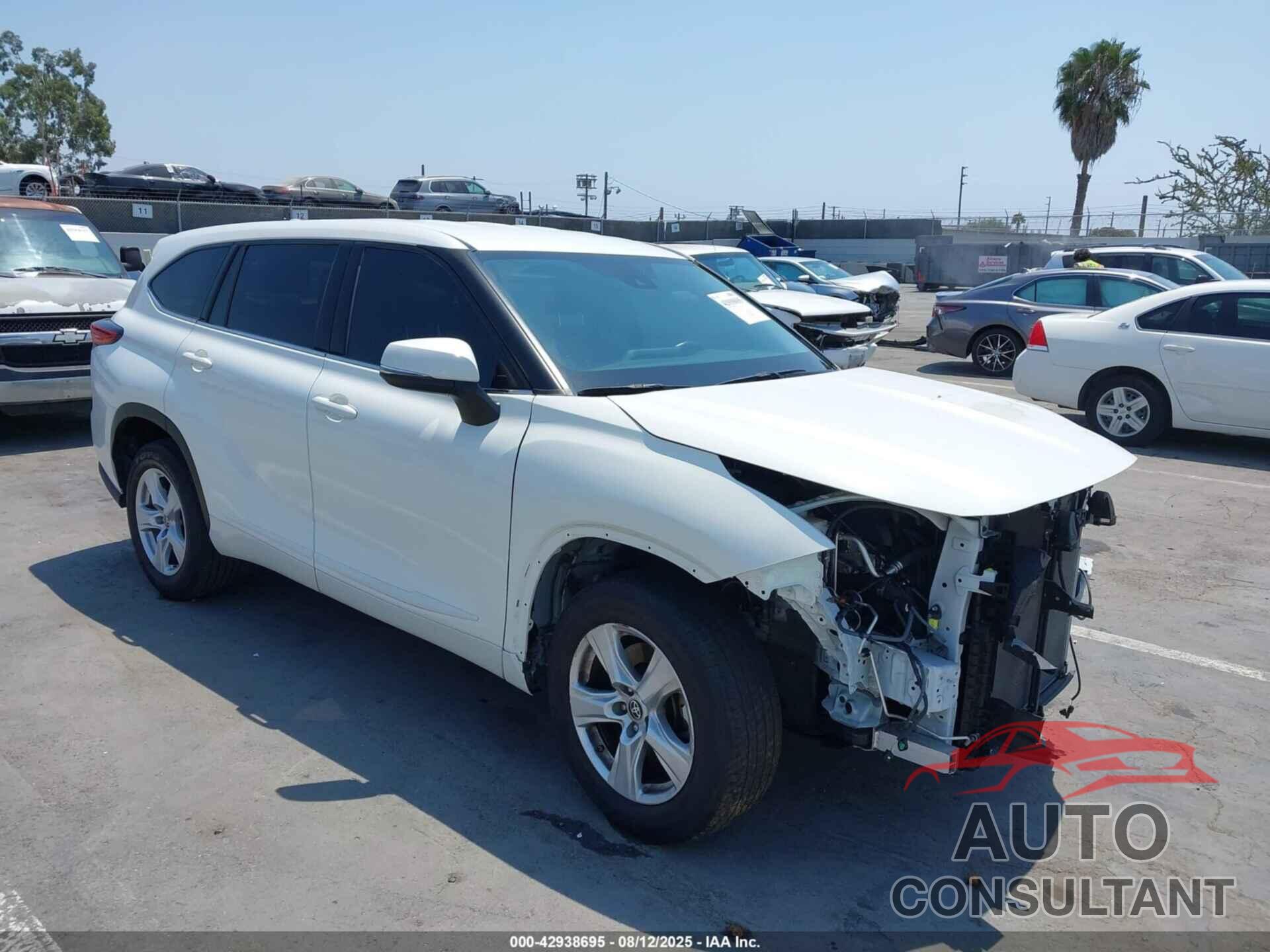 TOYOTA HIGHLANDER 2021 - 5TDZZRAH4MS075146