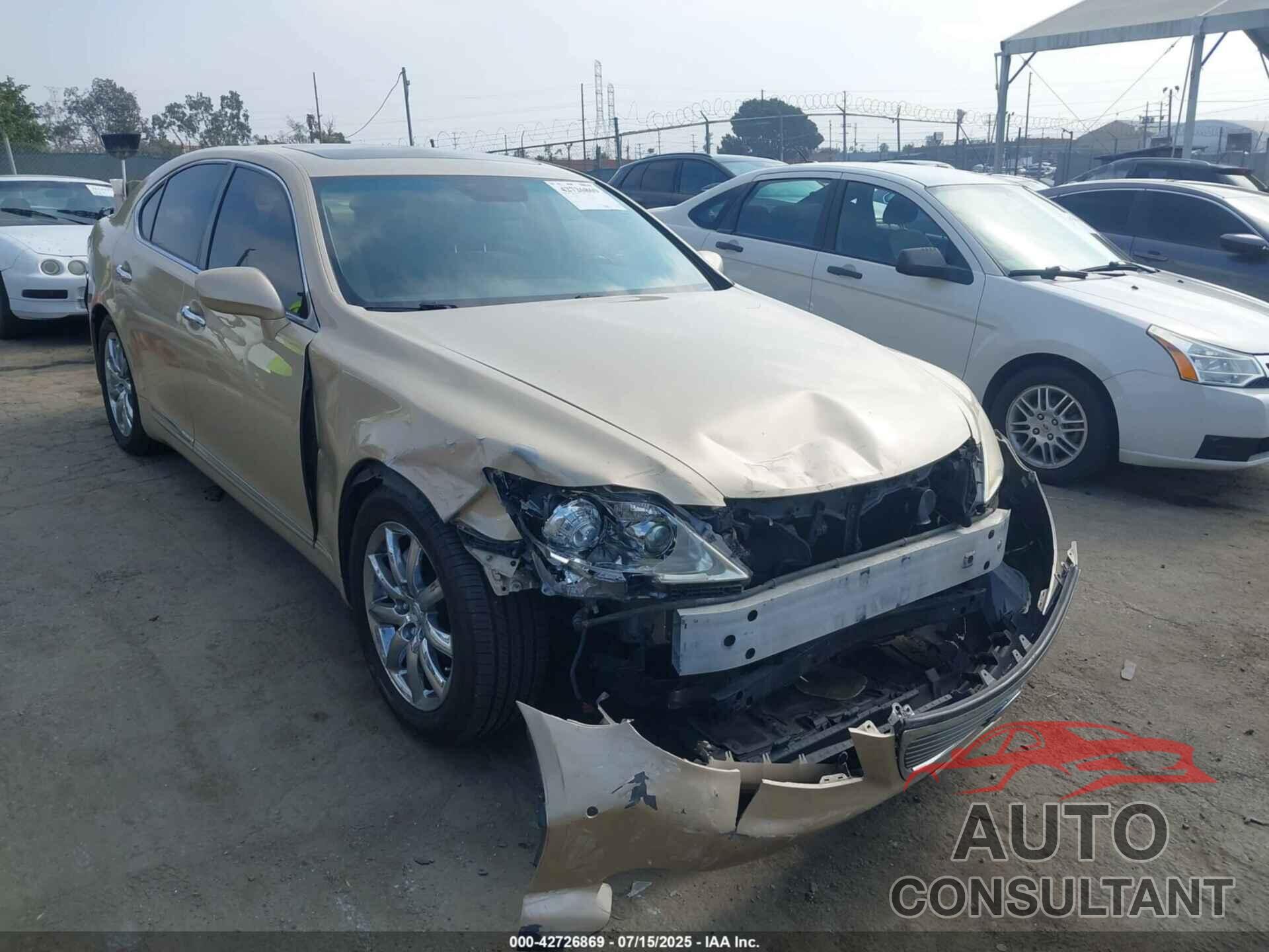 LEXUS LS 460 2009 - JTHBL46F195088008
