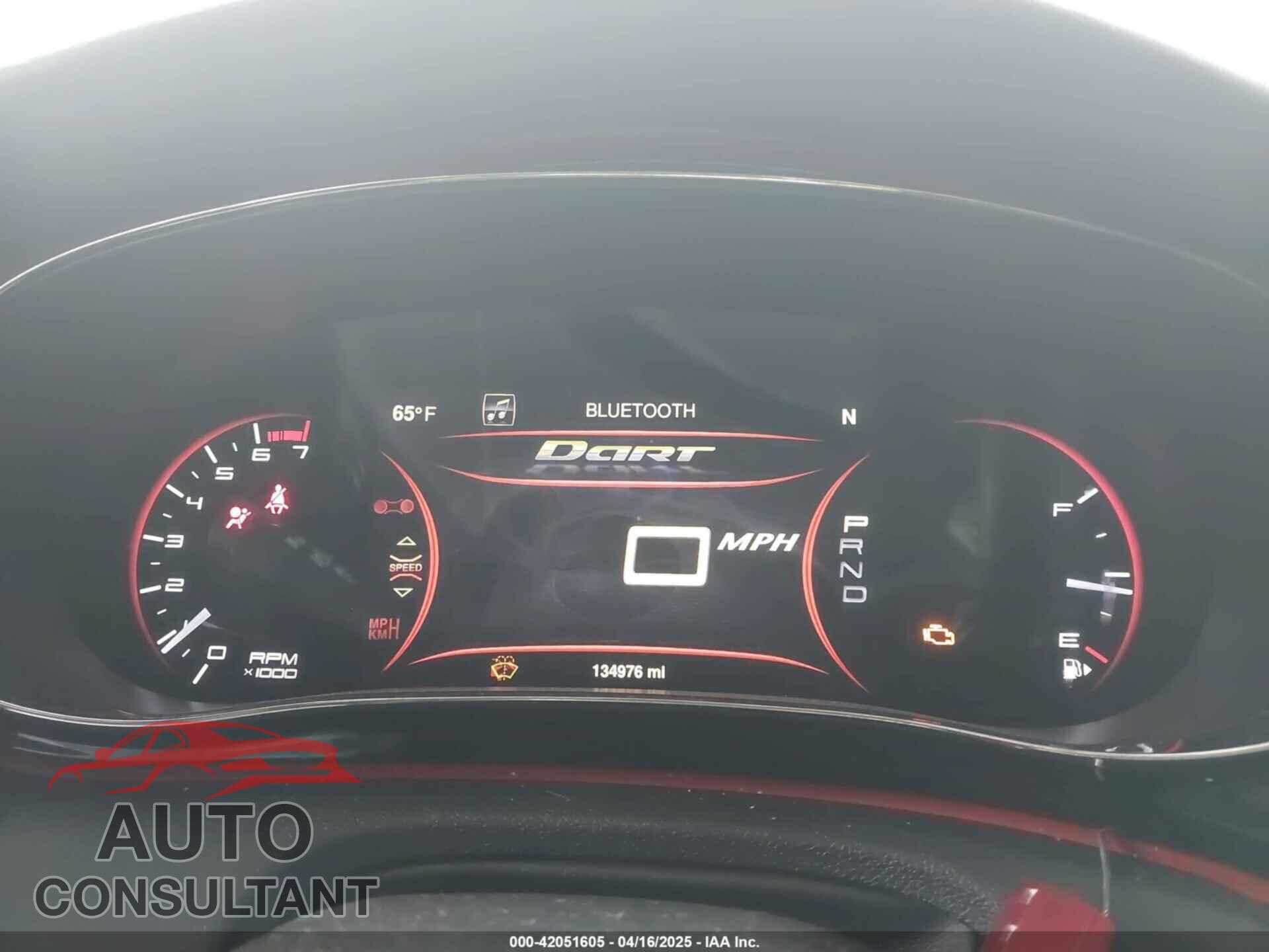 DODGE DART 2015 - 1C3CDFEB9FD369301
