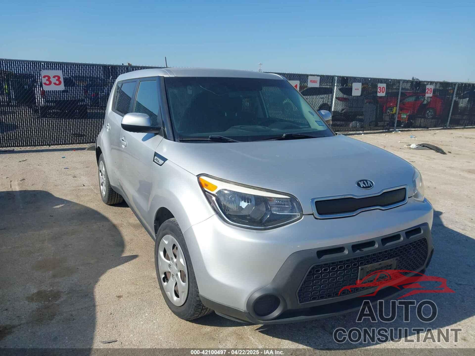 KIA SOUL 2015 - KNDJN2A22F7770587
