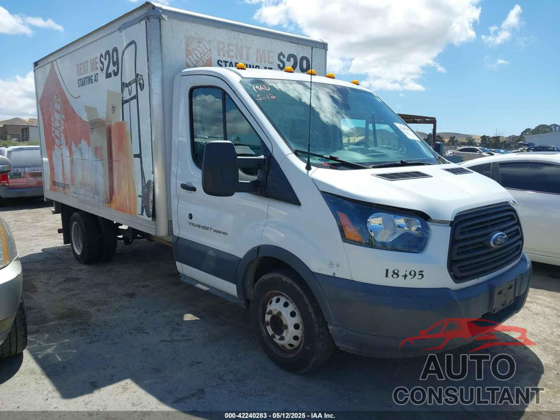 FORD TRANSIT-350 CAB 2018 - 1FDBF8ZM0JKA62169